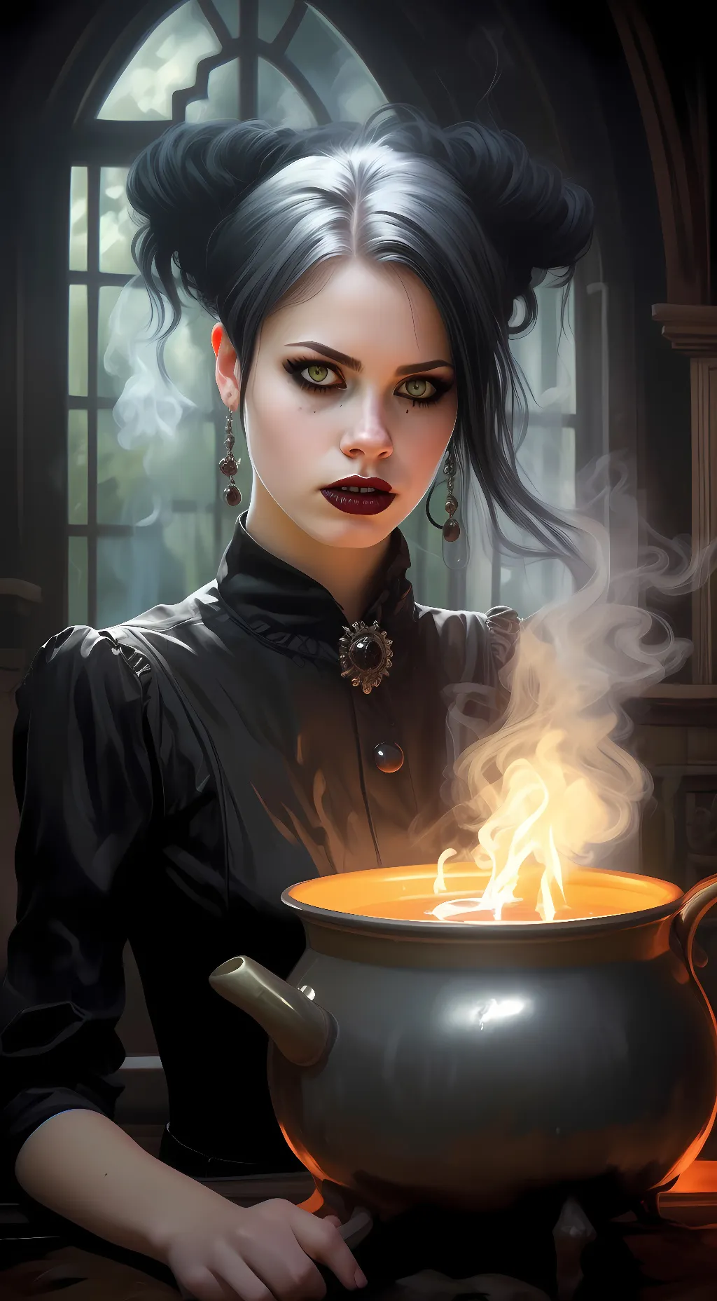 ai character: Nancy Downs background