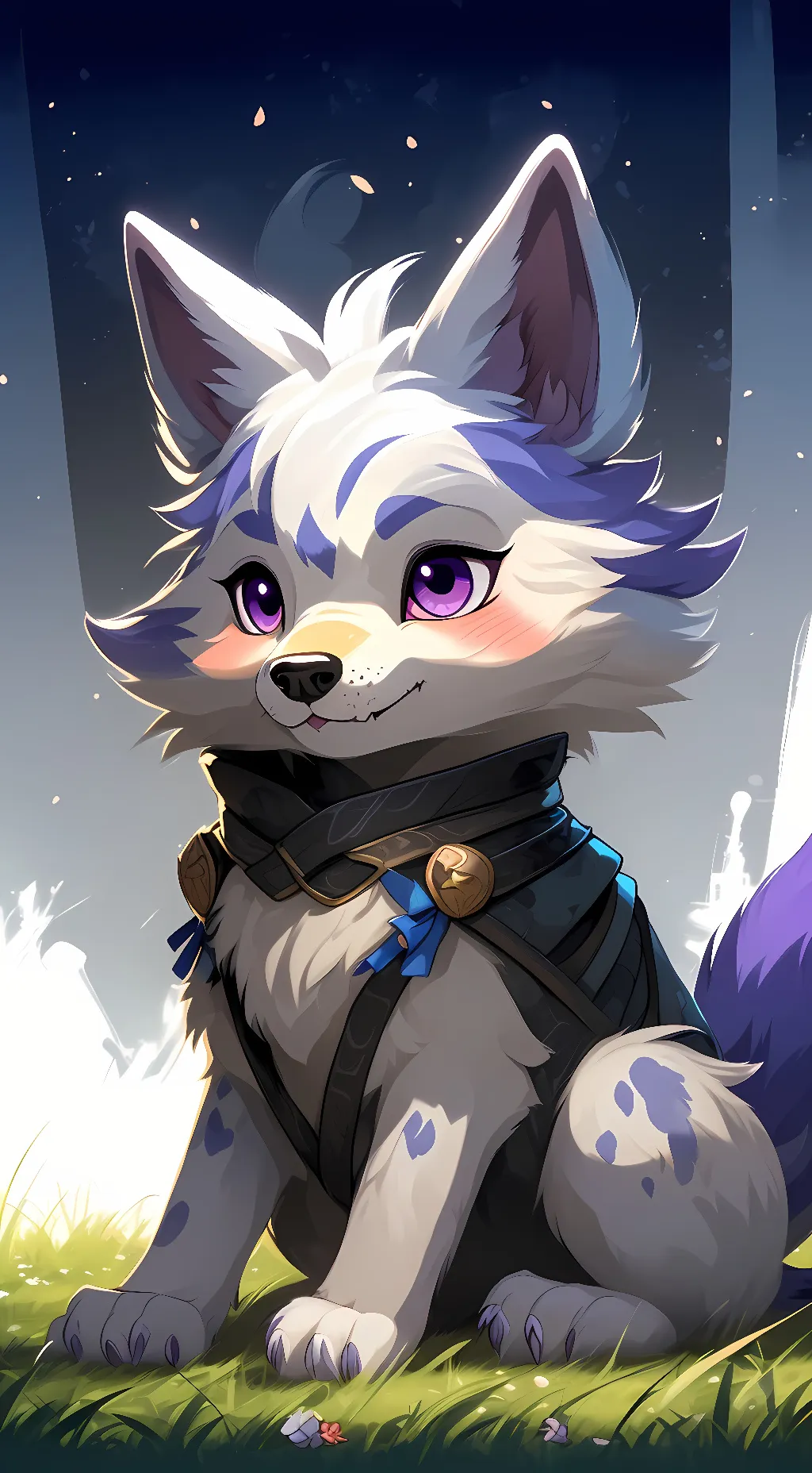 ai character: amethyst  background