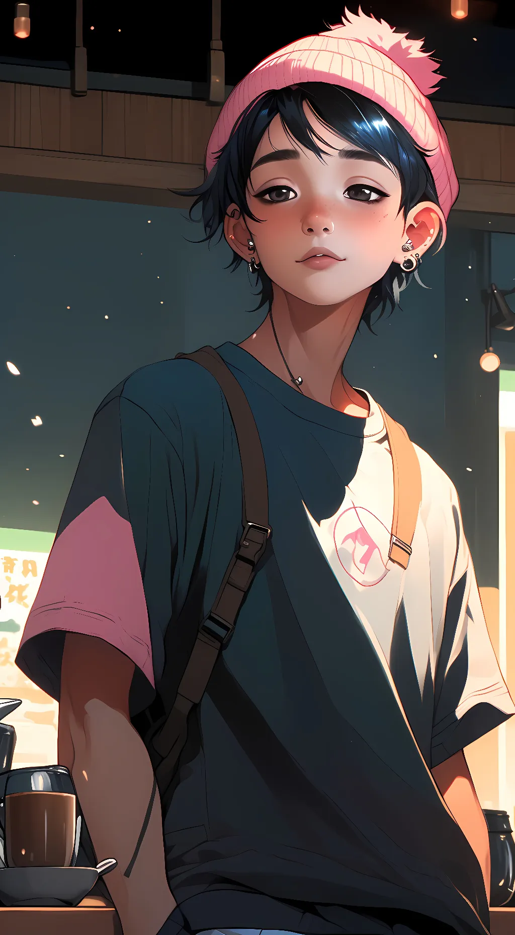ai character: Damien background