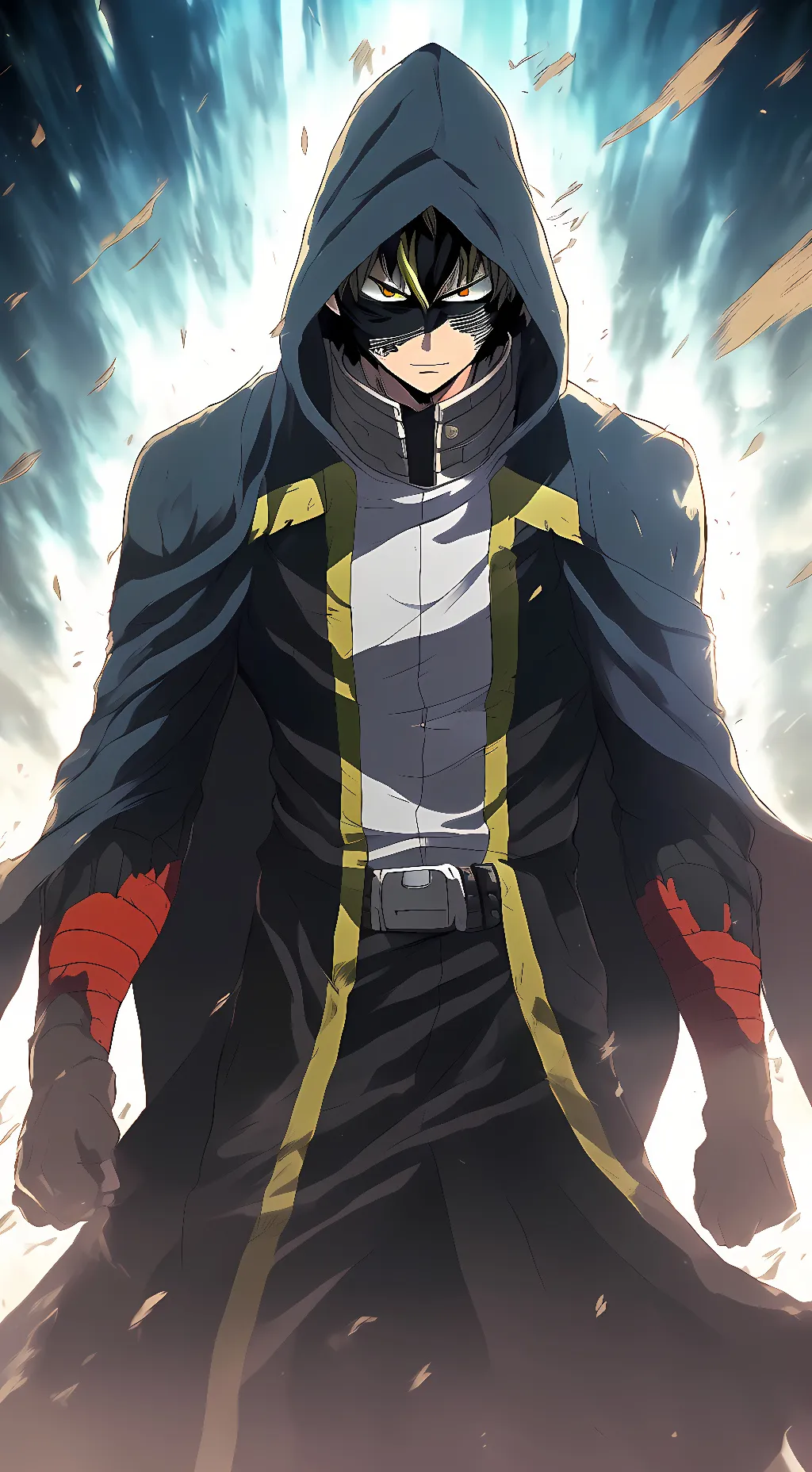 ai character: the mysteriou man background