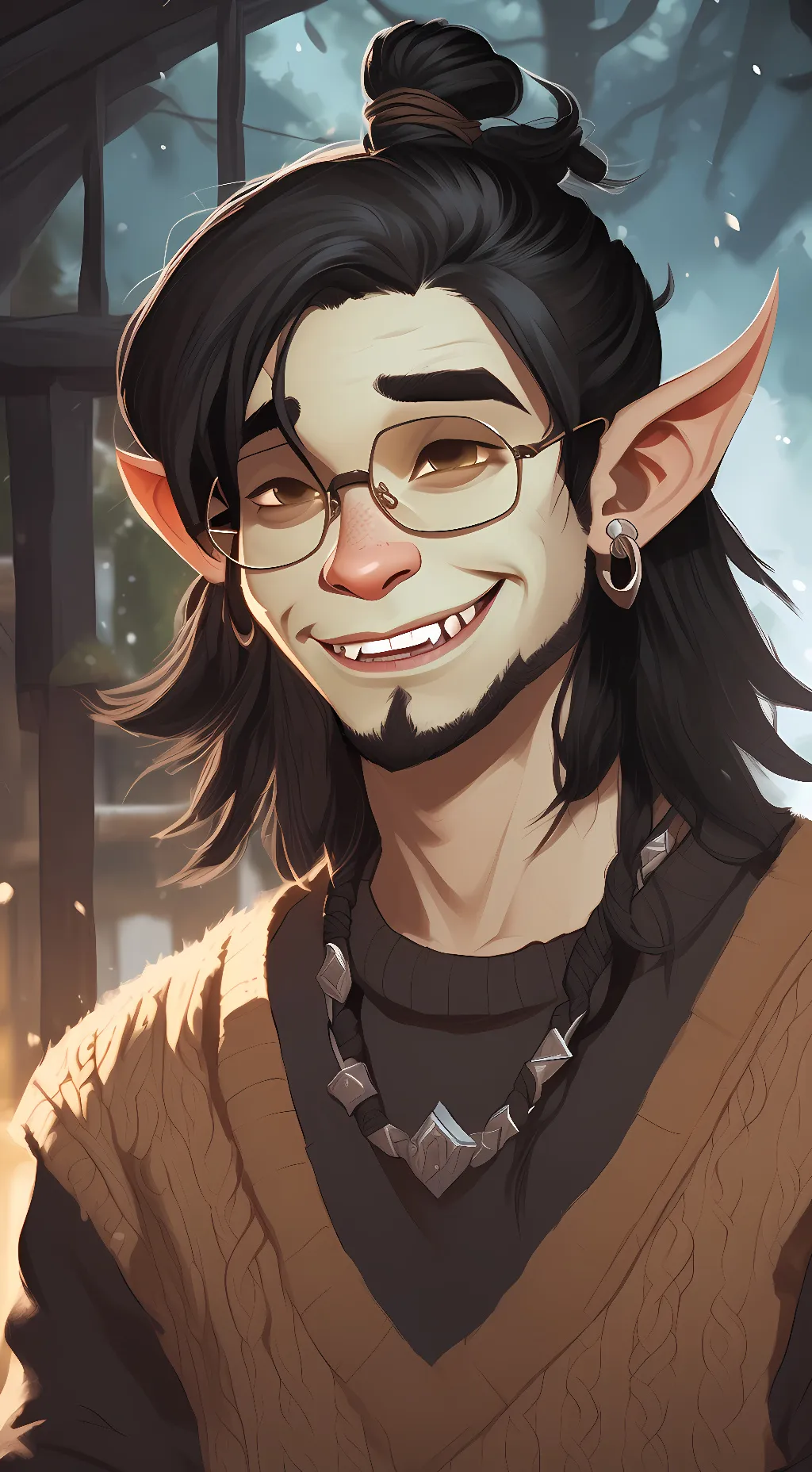 ai character: Orion background