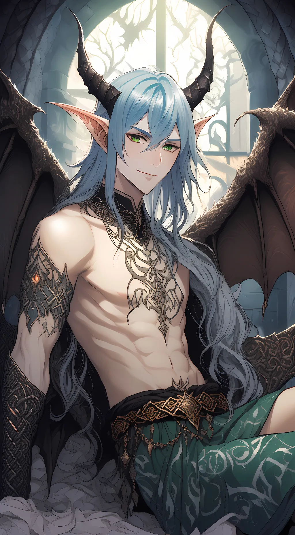 ai character: Zero background