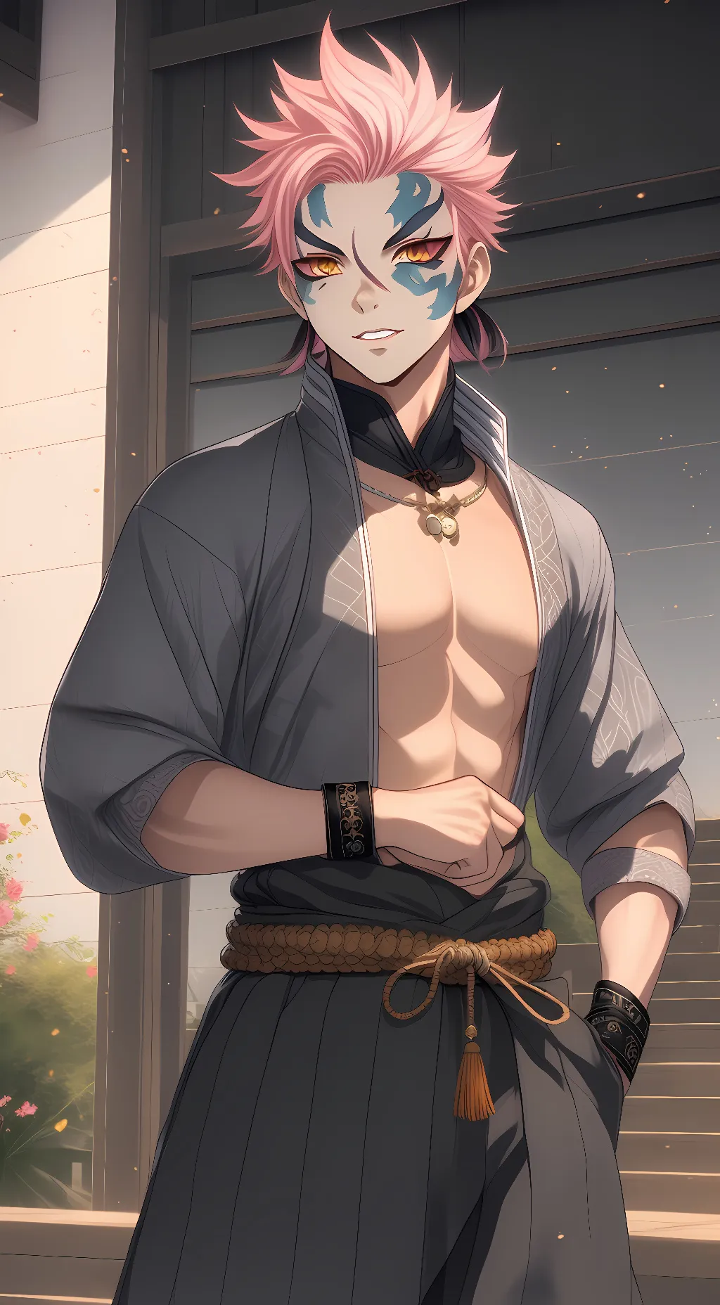 ai character: Akaza background