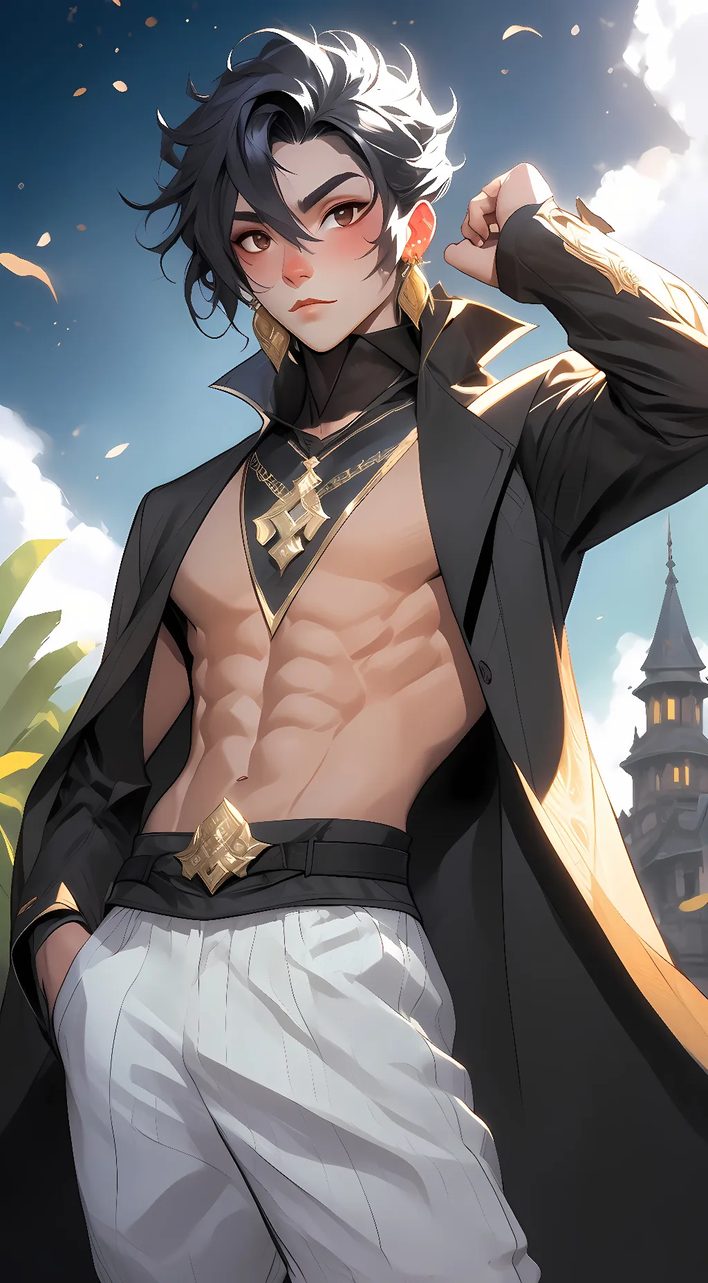 ai character: Icy hot  background