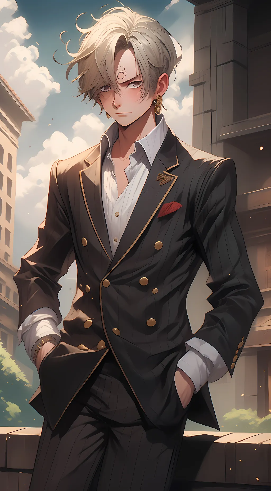 ai character: Sanji  background