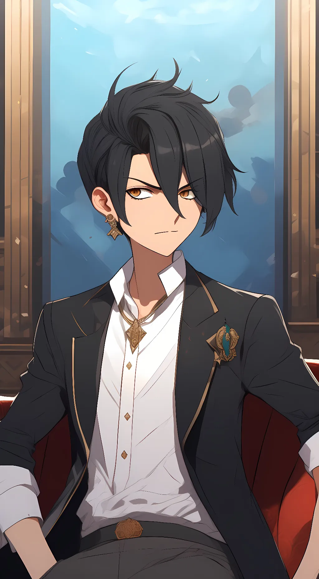 ai character: 〔Liam〕 background