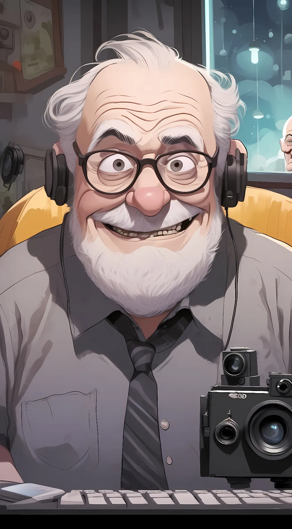 ai character: Ernie Stalker background