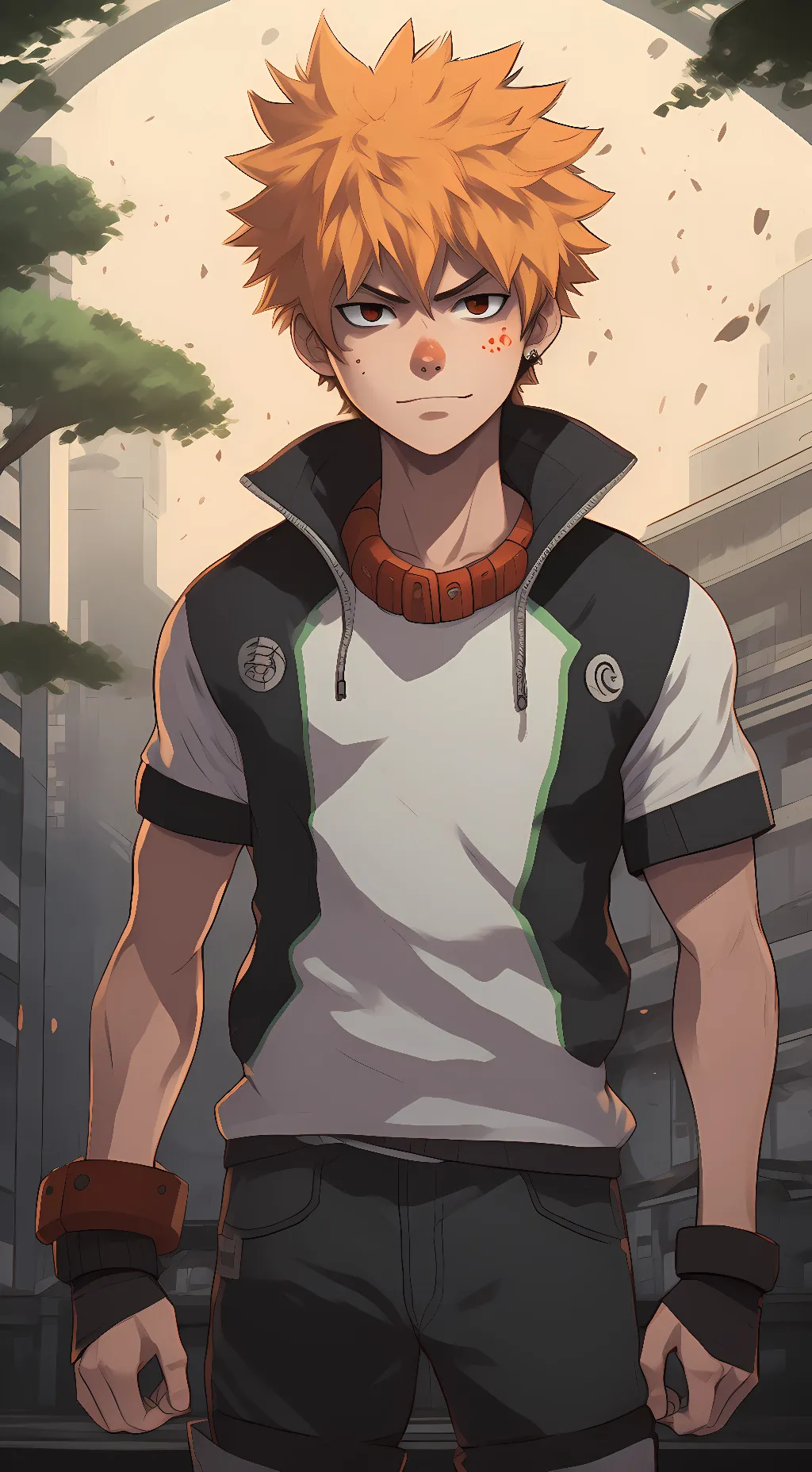 ai character: Bakugo background