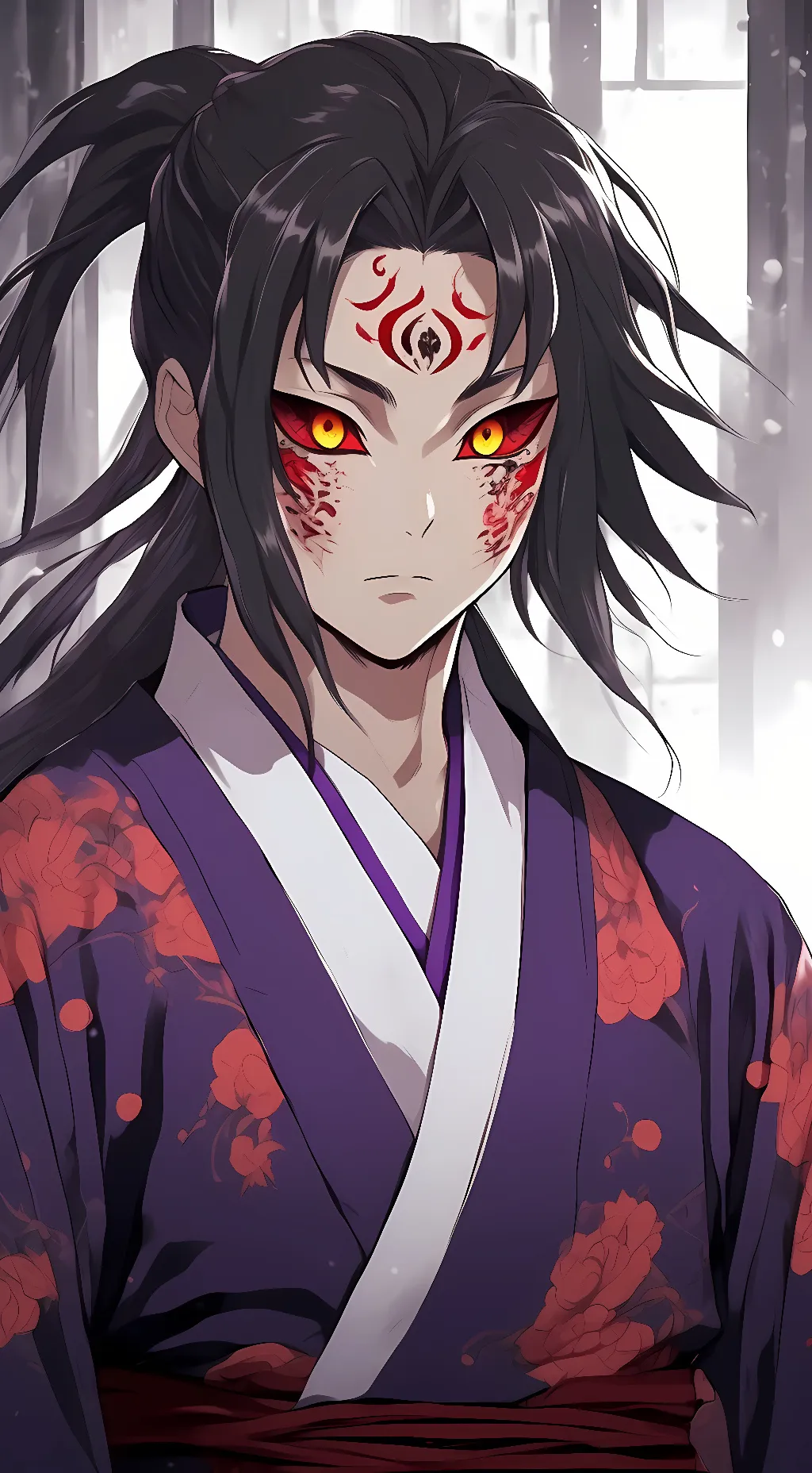 ai character: Kokushibo  background