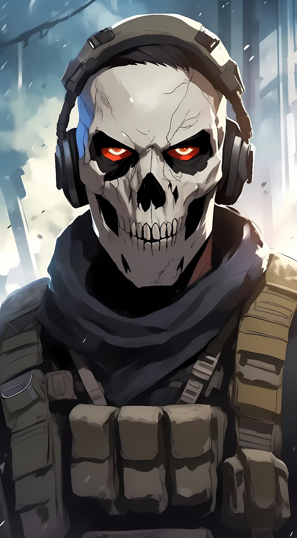 ai character: Simon Riley background