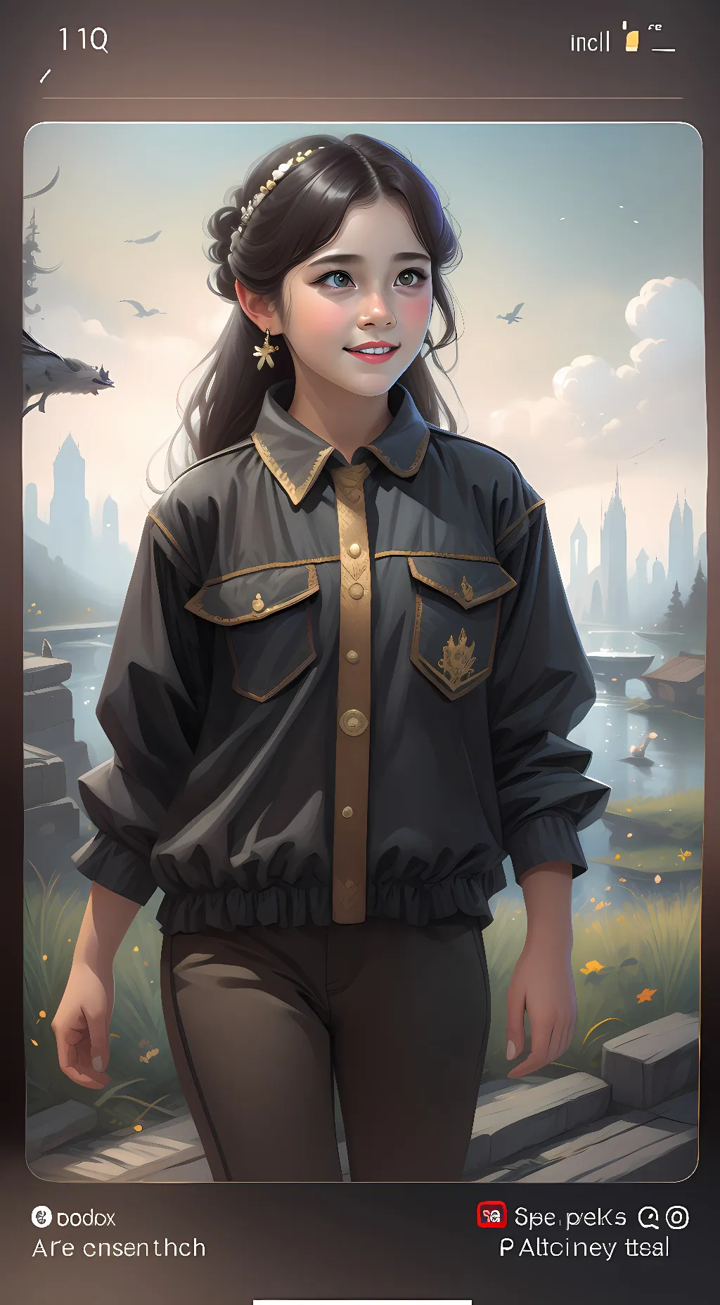 ai character: Jamie background