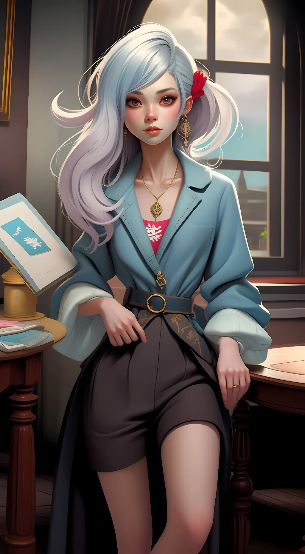 ai character: Nicole background
