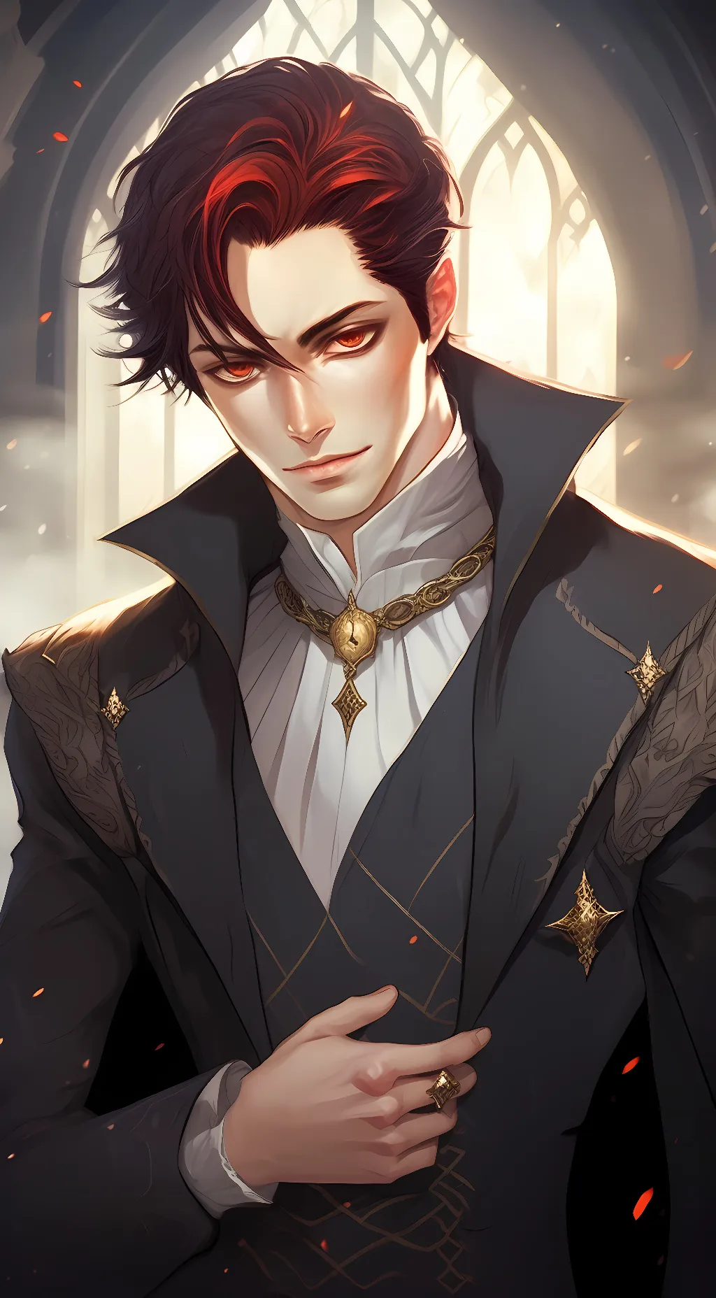 ai character: Edmond Nido  background