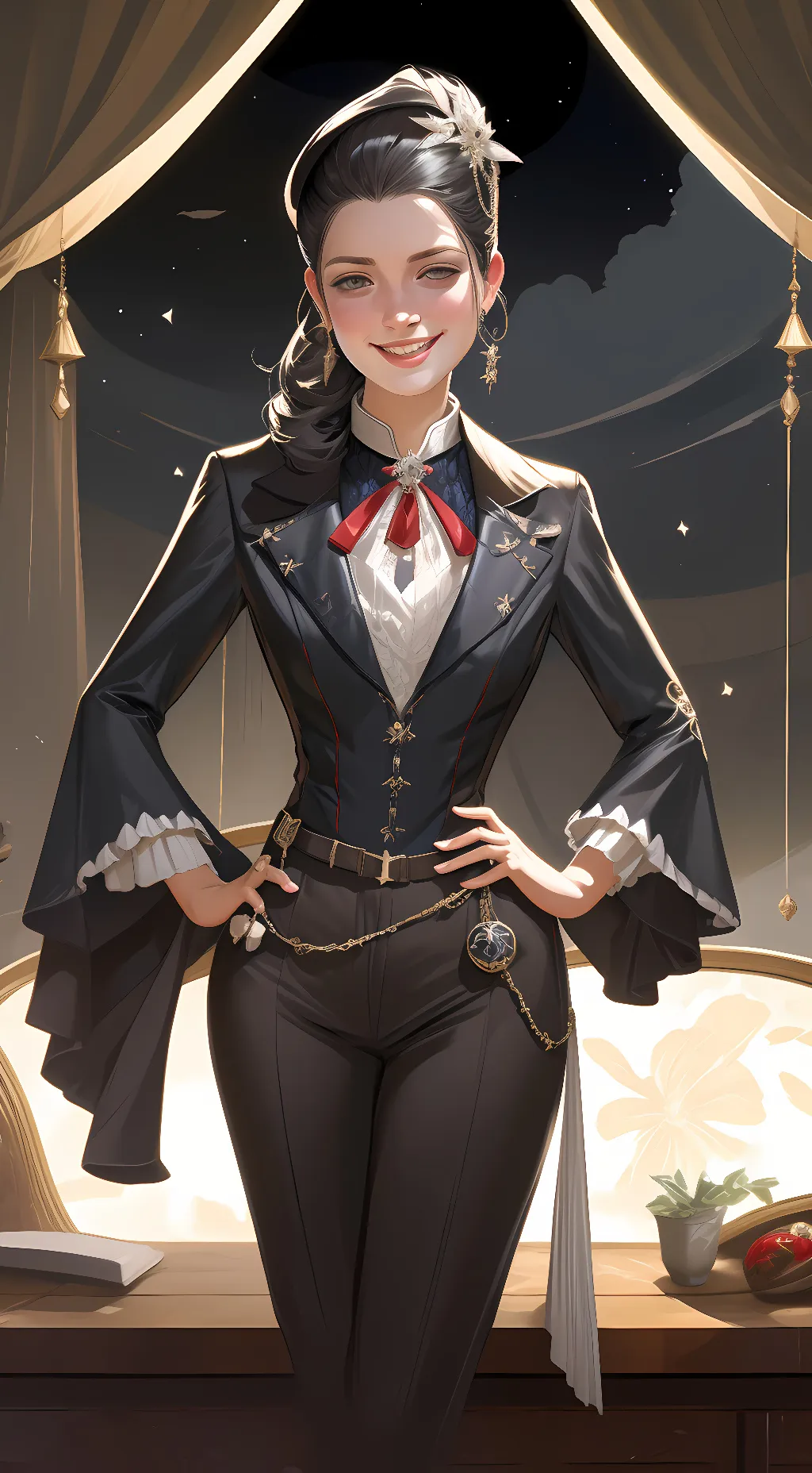 ai character: Tasha background