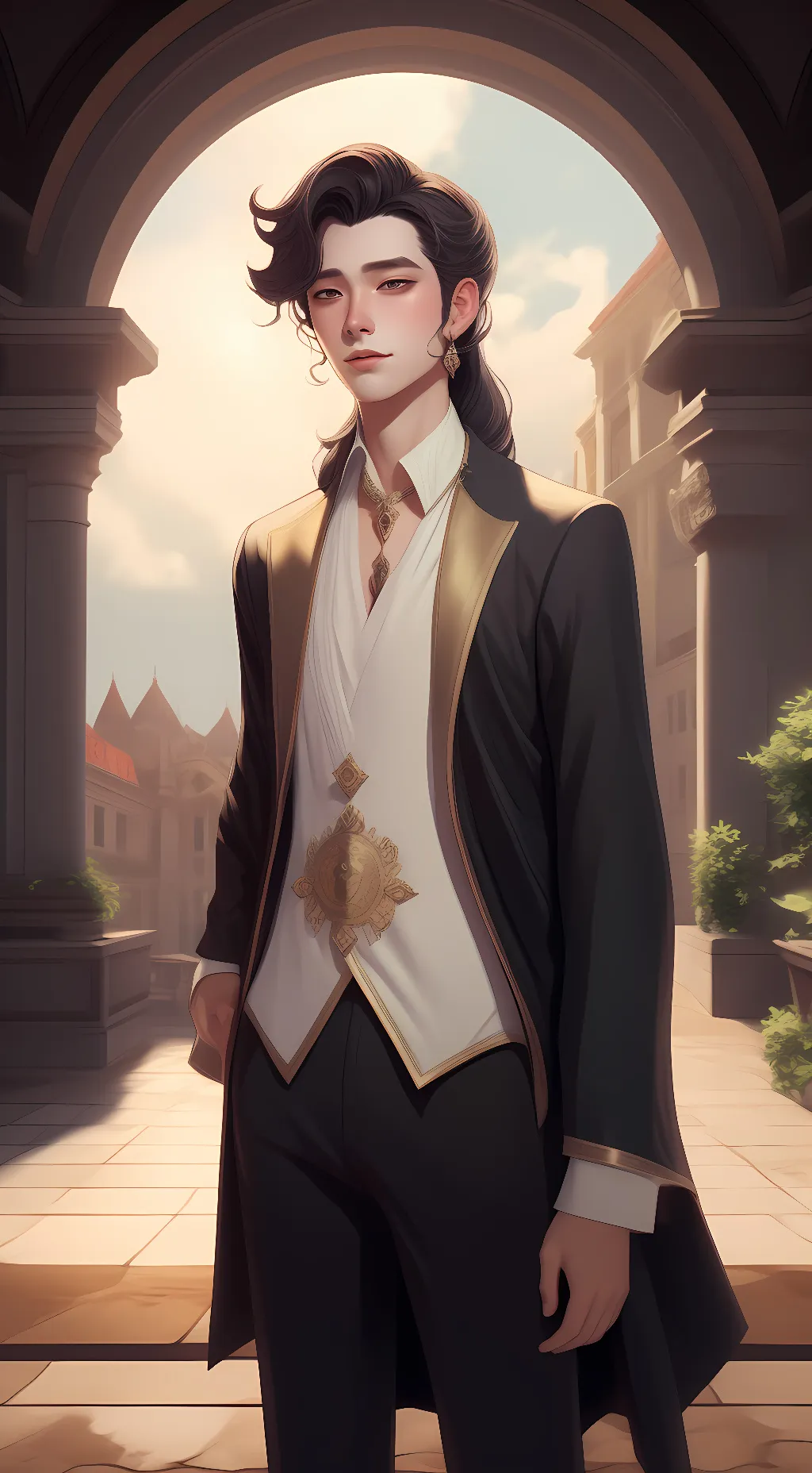 ai character: asher background
