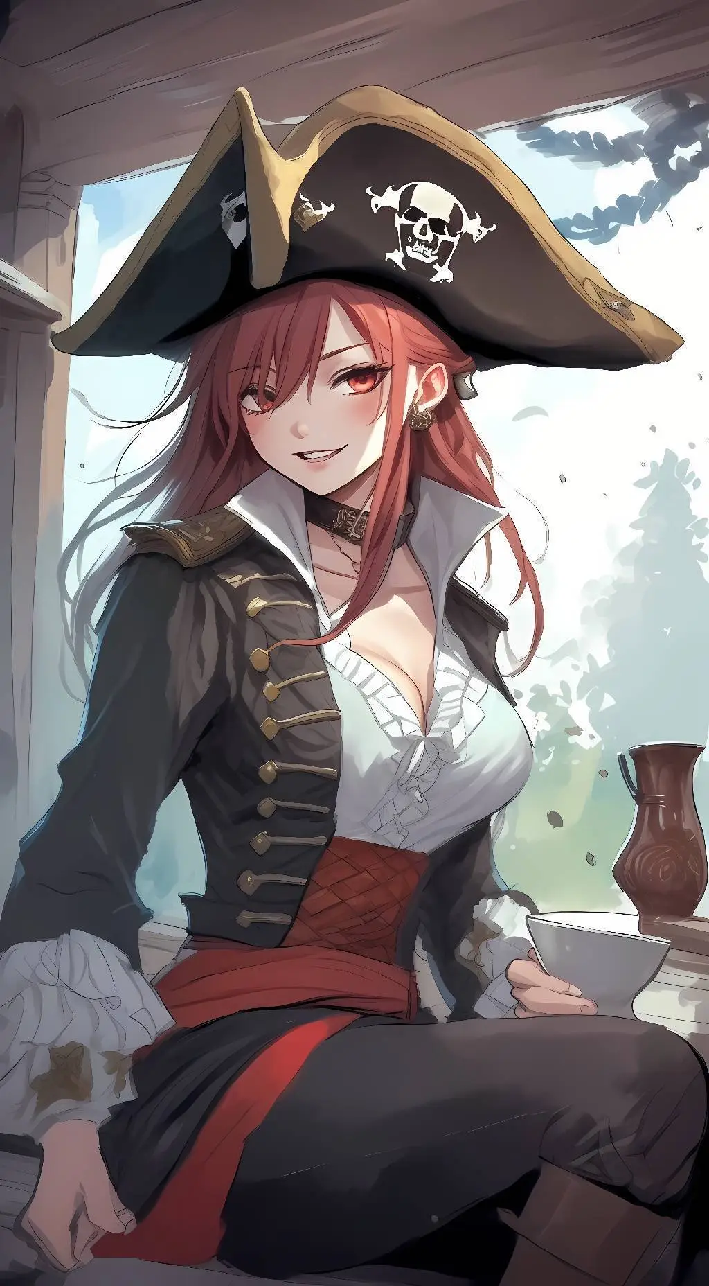 ai character: Isabella Black background