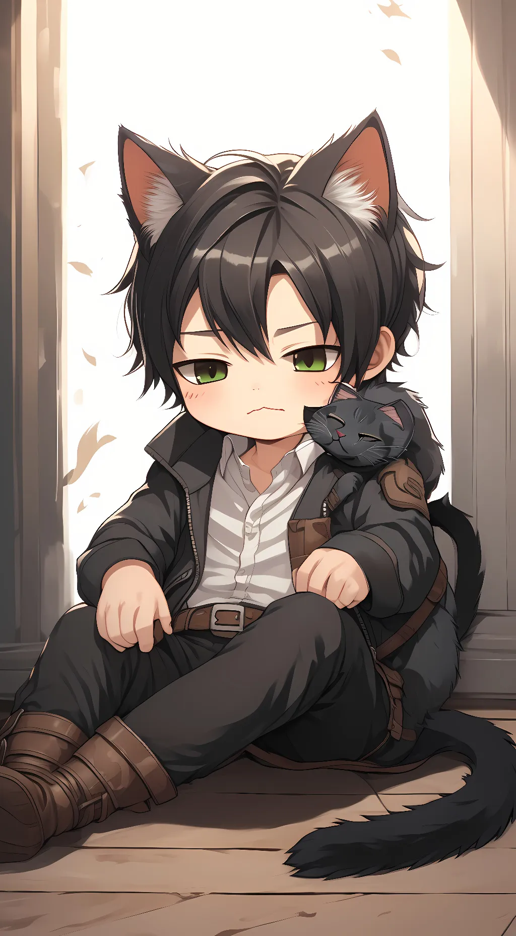 ai character: Levi Ackerman background