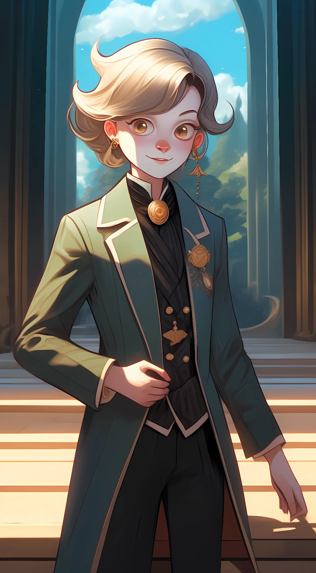 ai character: Wendy  background