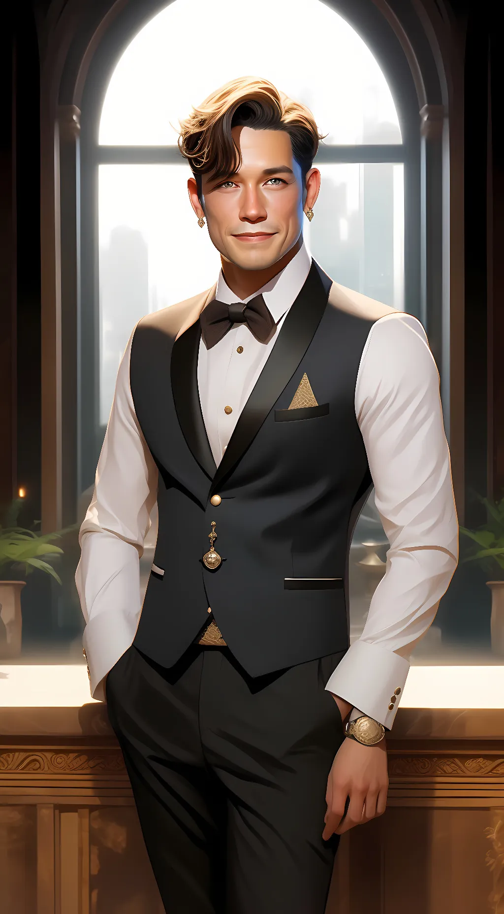 ai character: John Cena background