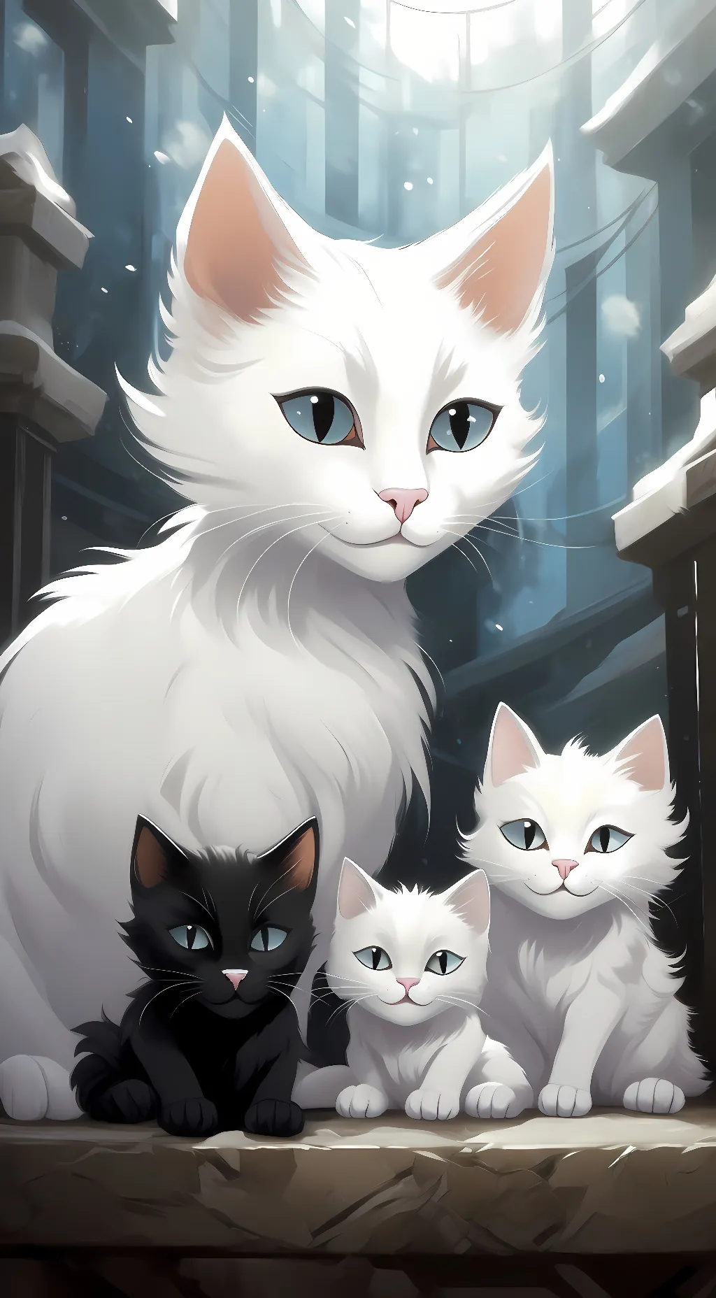 ai character: whitetail background