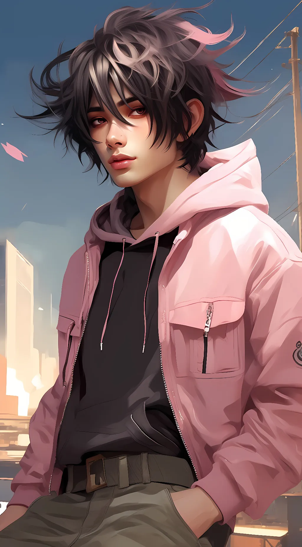 ai character: JAX~° background