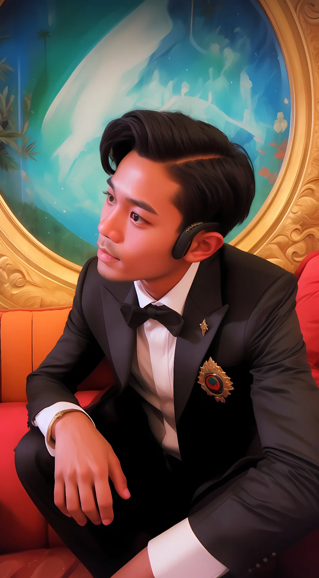 ai character: Caleb Green background