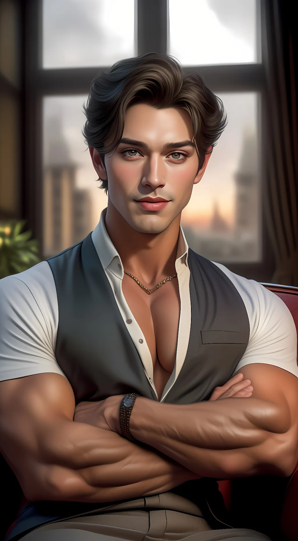 ai character: Anthony evans background