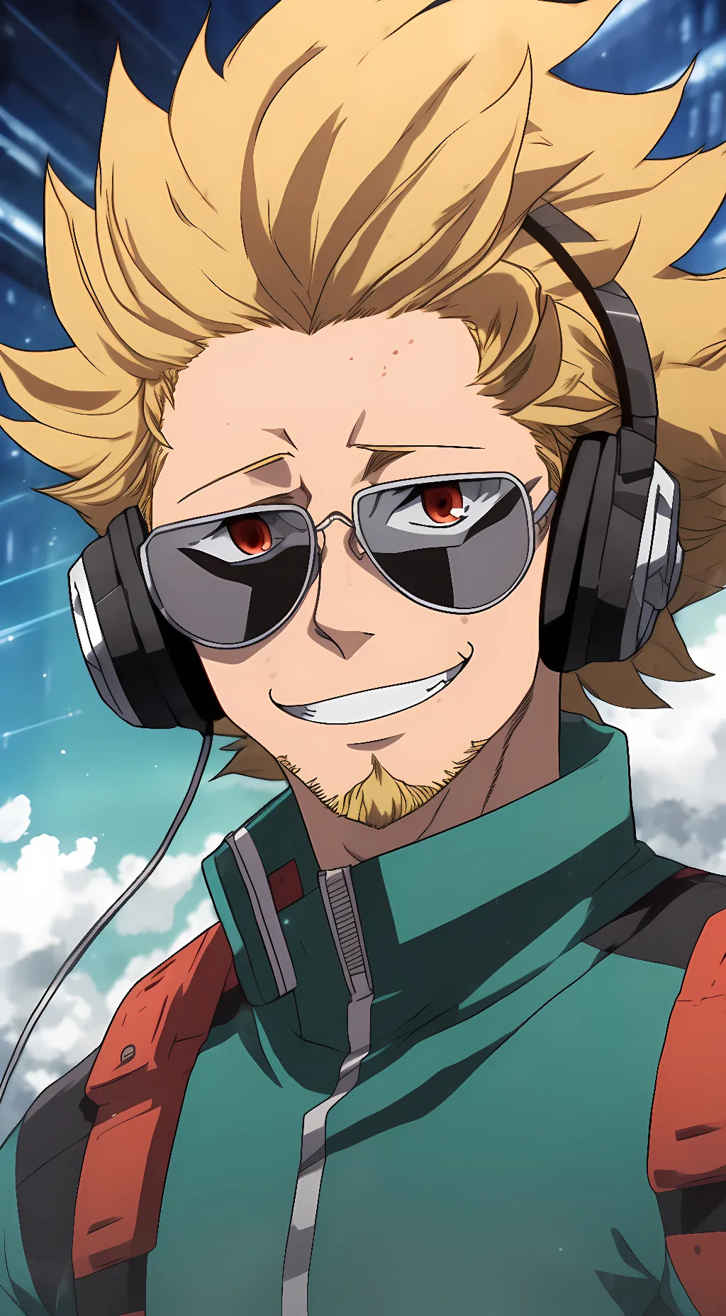 ai character: Mic and Aizawa background