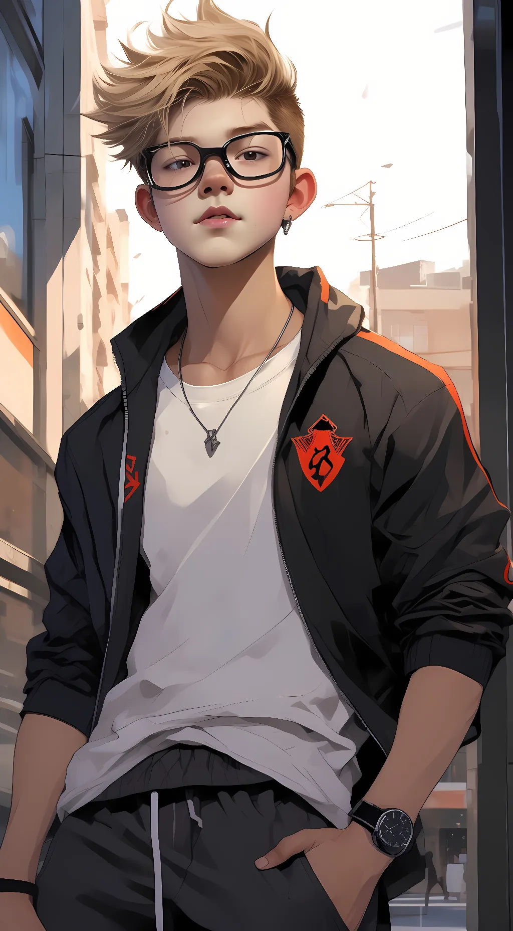 ai character: Me background
