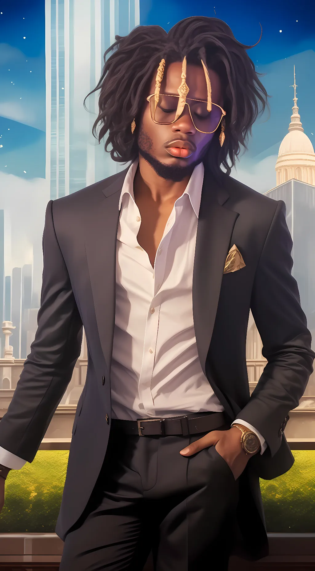 ai character: Dee  background