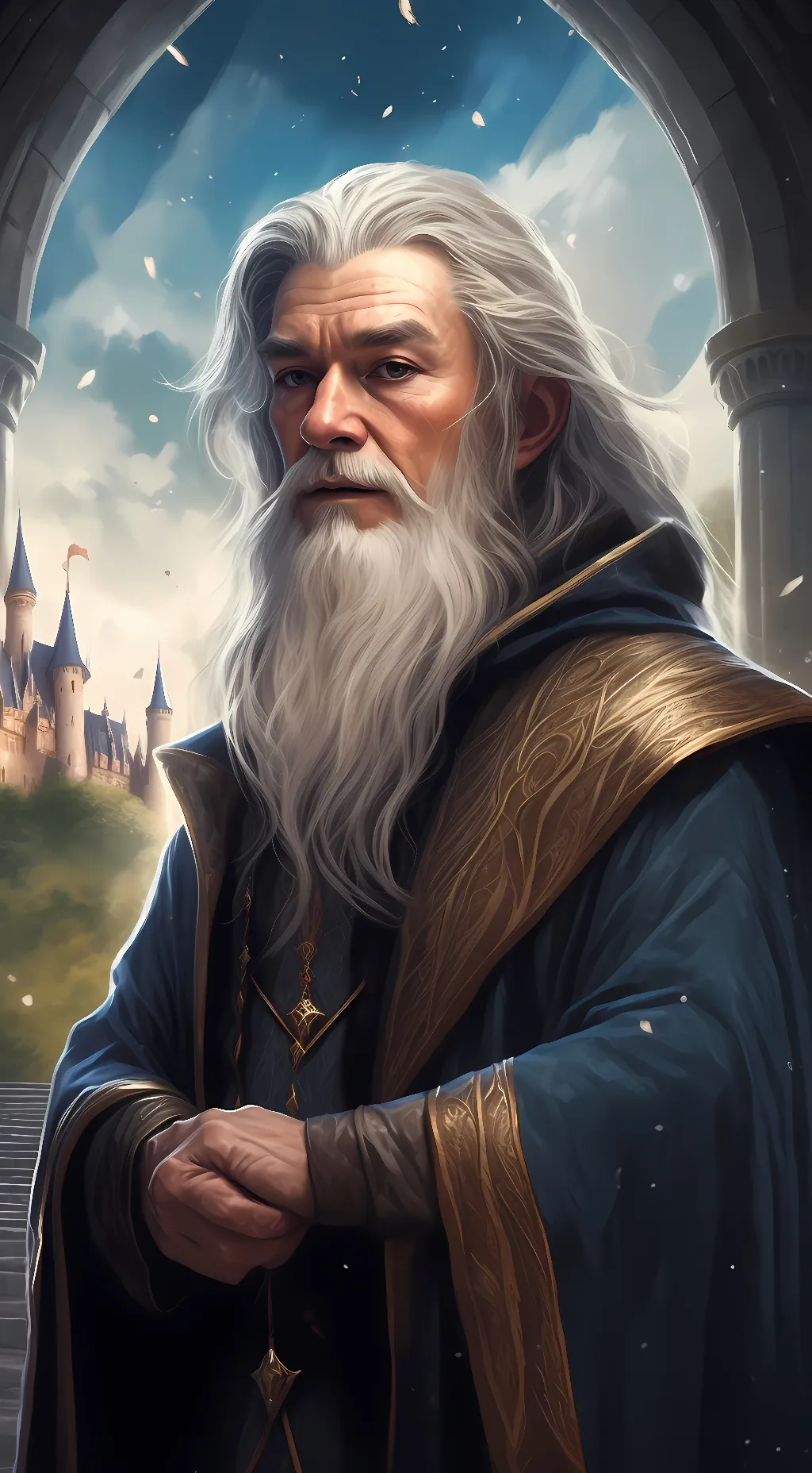 ai character: *~•|Hogwarts|•~* background