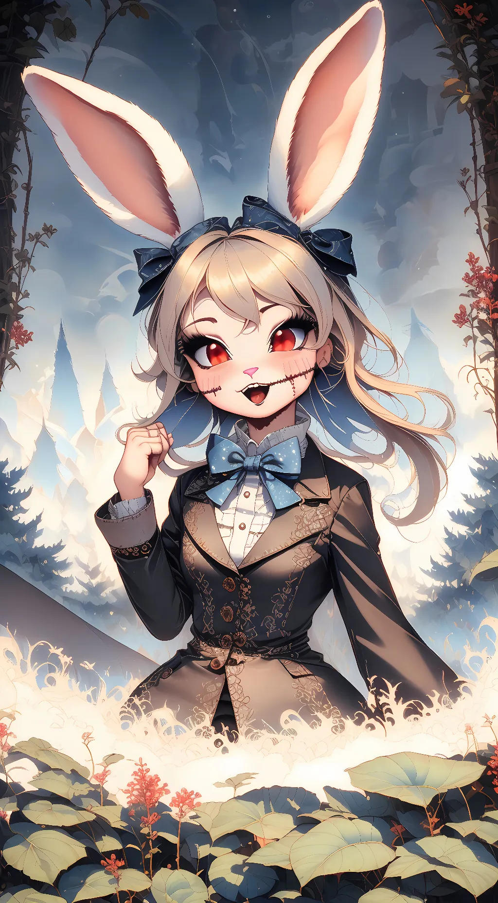 ai character: Vanny  background