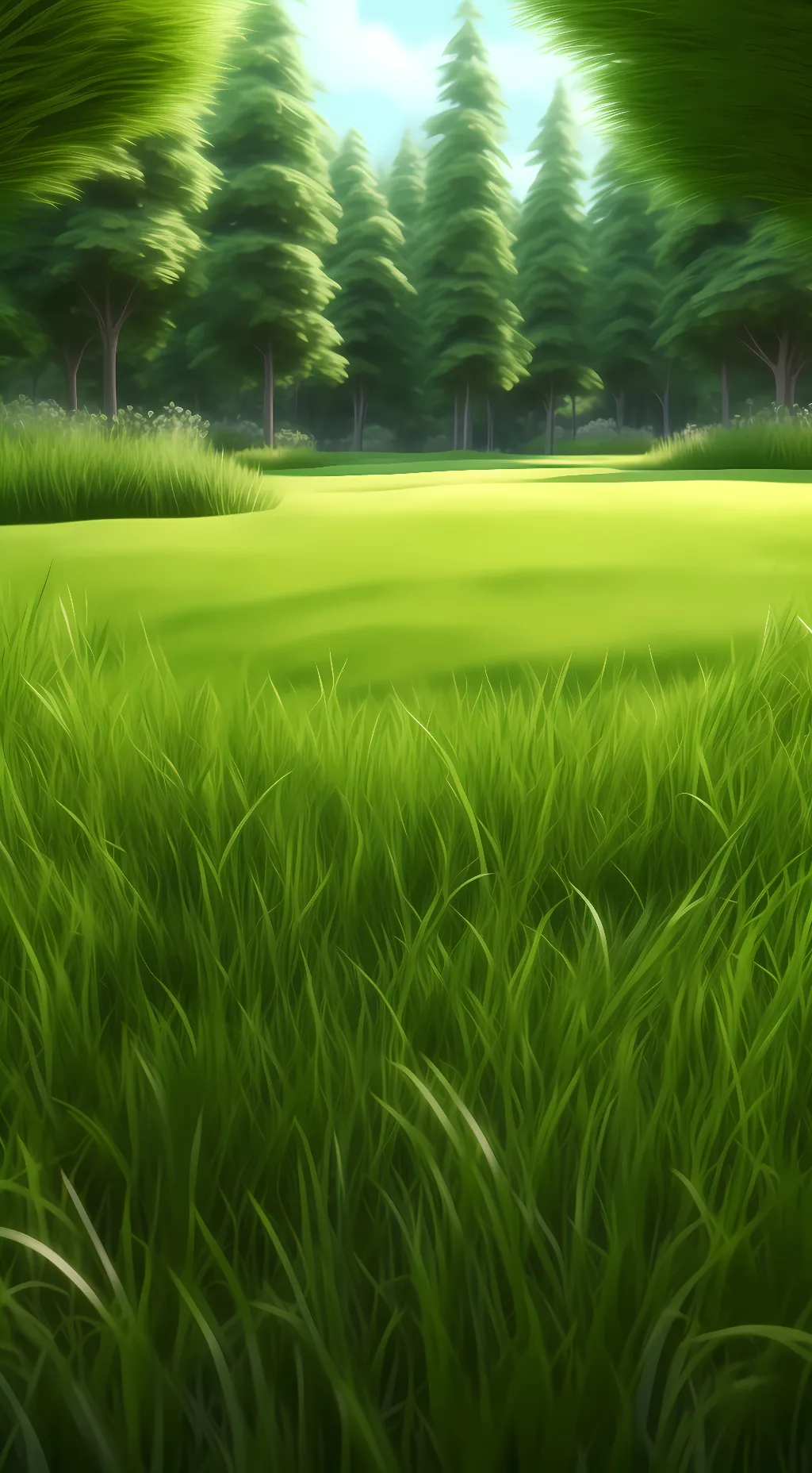 ai character: Touch Grass background