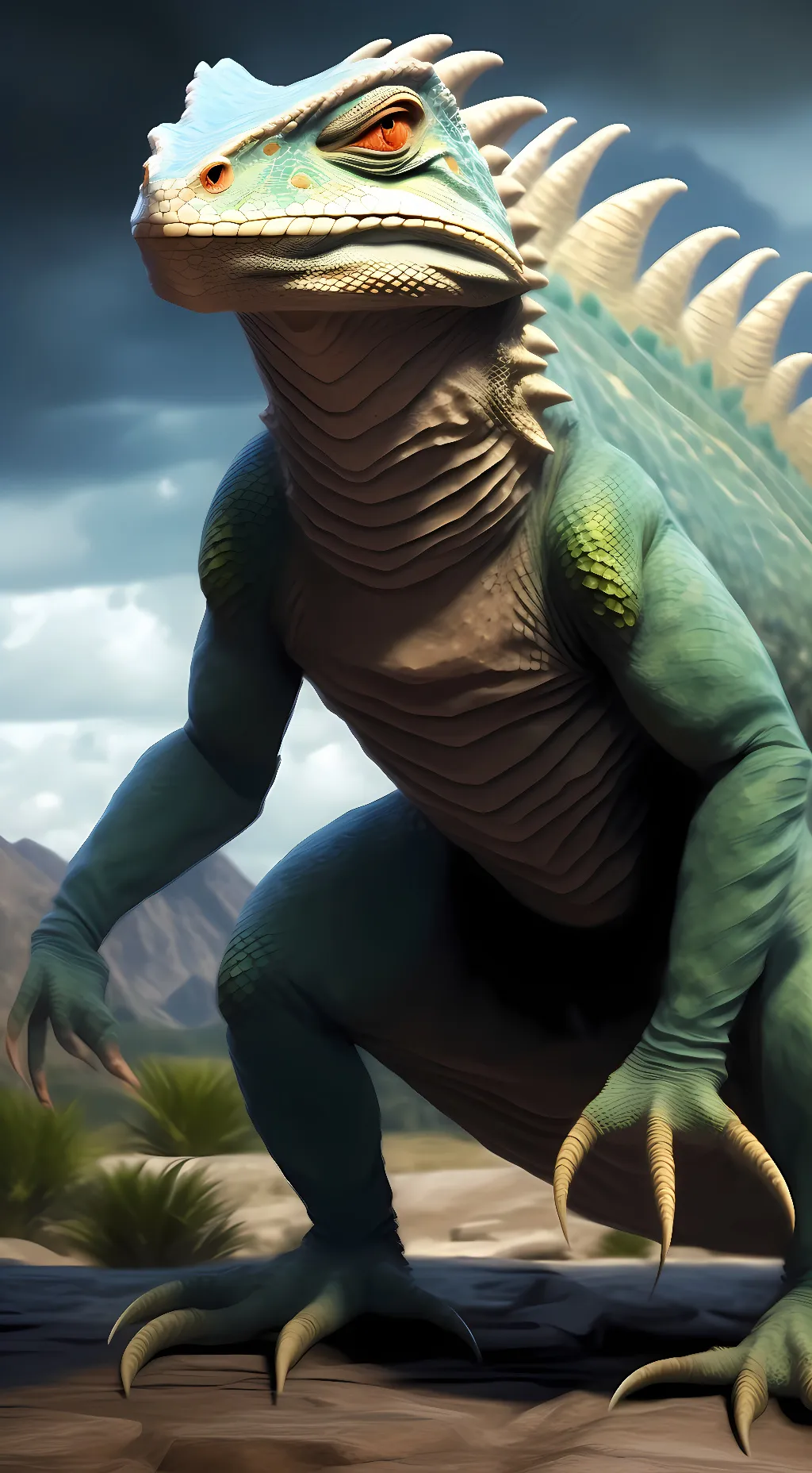 ai character: Boga background