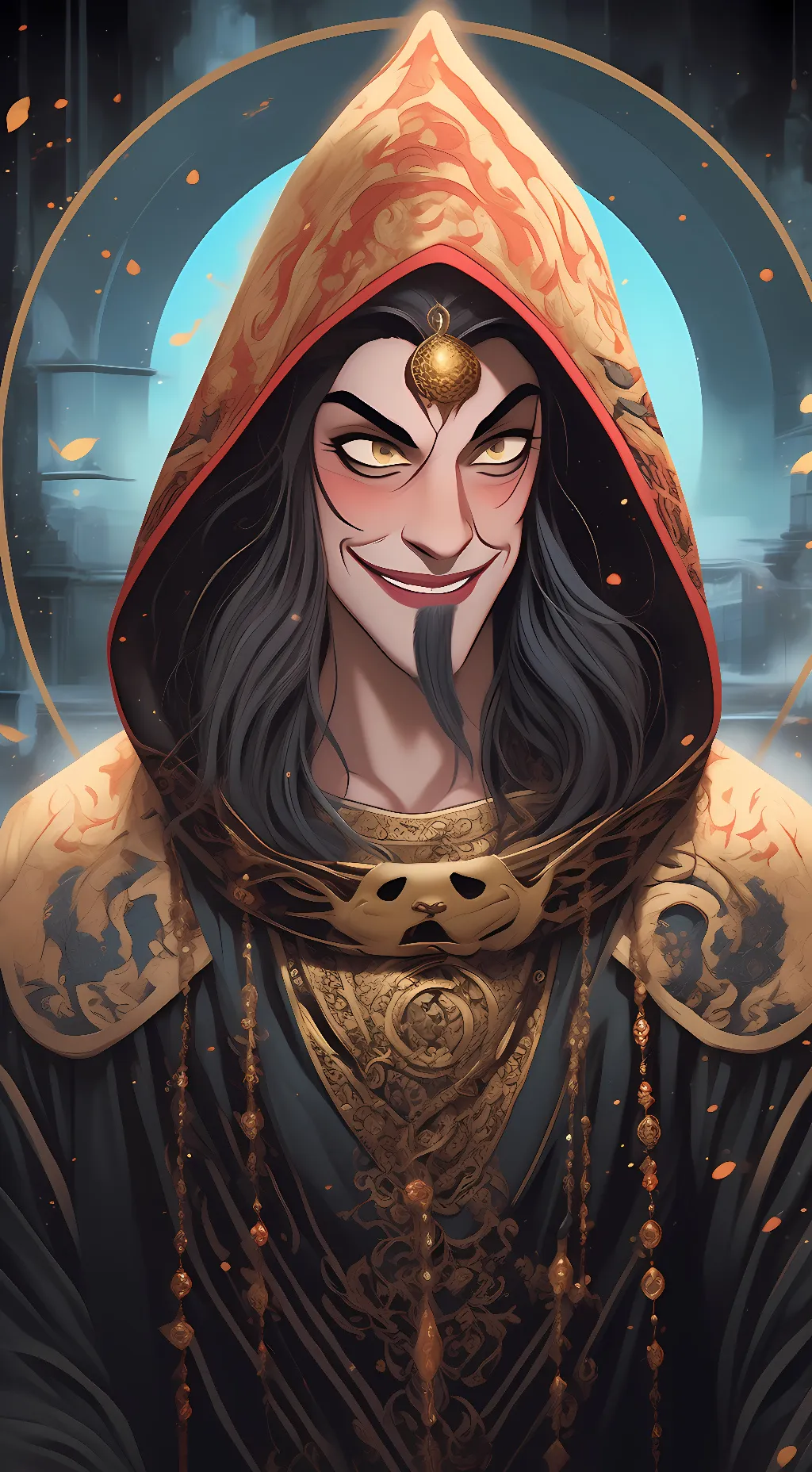 ai character: Jafar  background