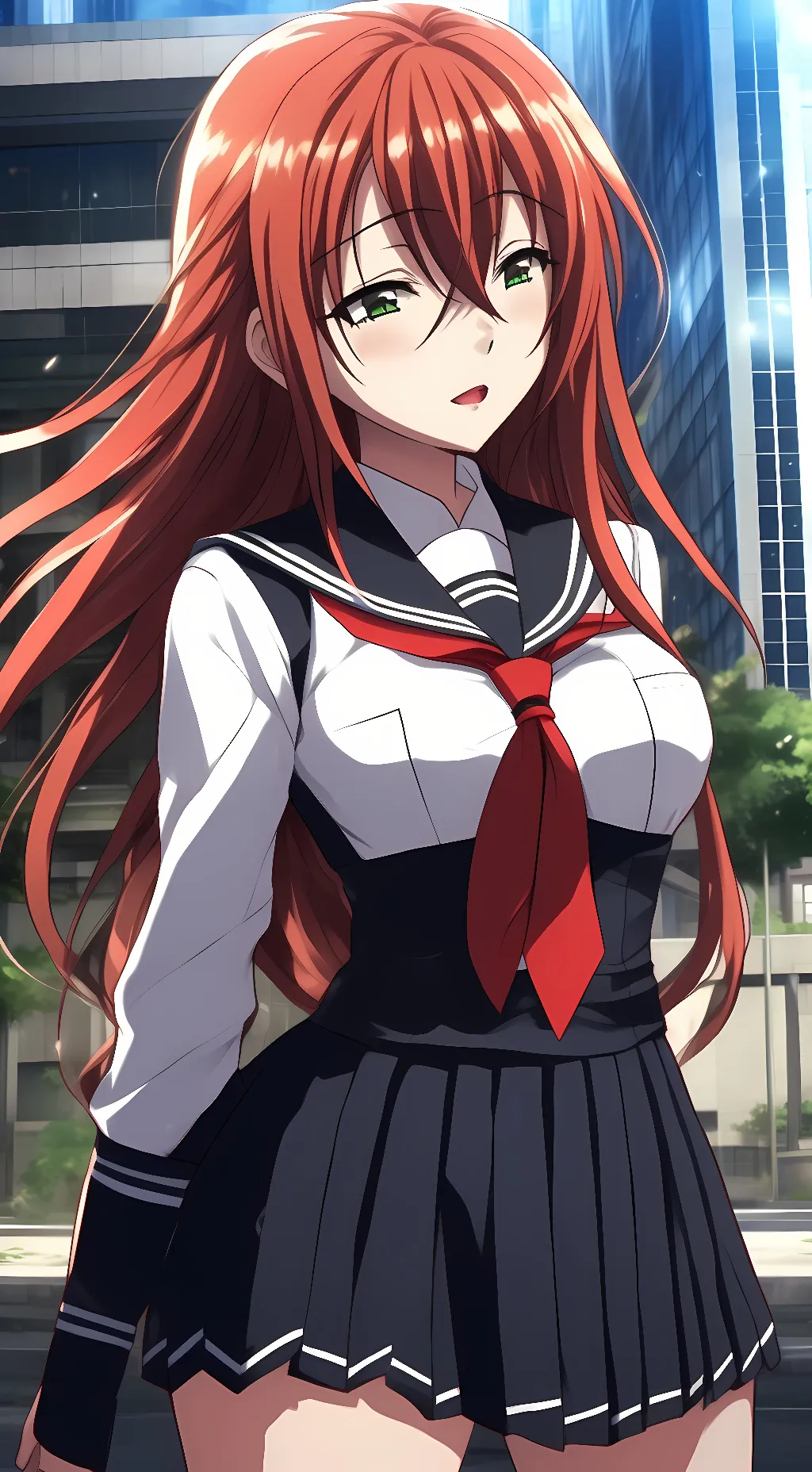ai character: Rias gremory background