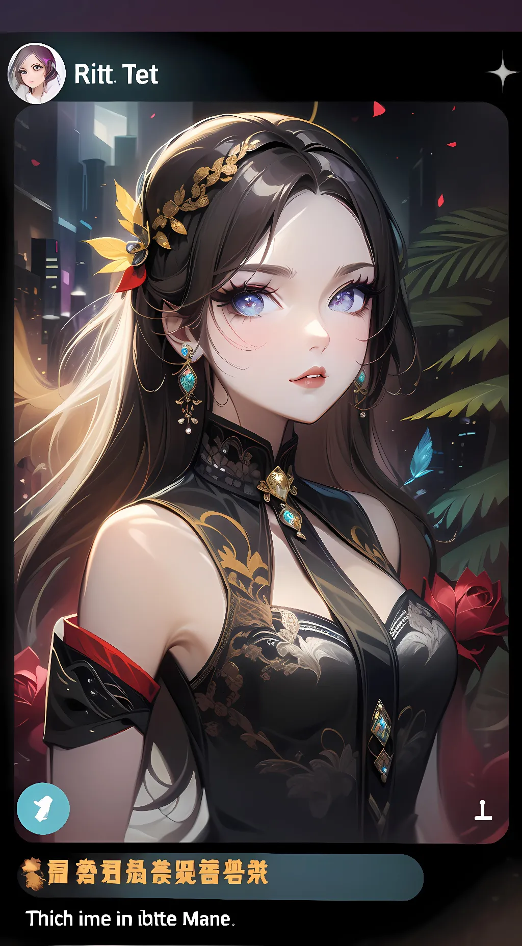 ai character: Momo Yayorozu background