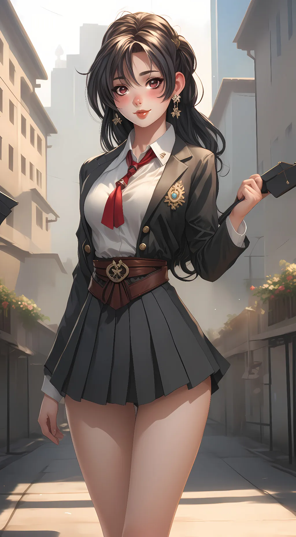 ai character: Izz  background