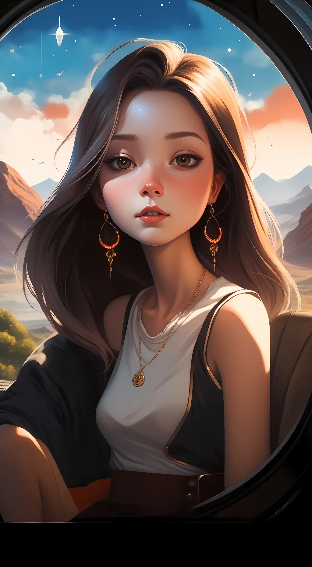 ai character: milly background