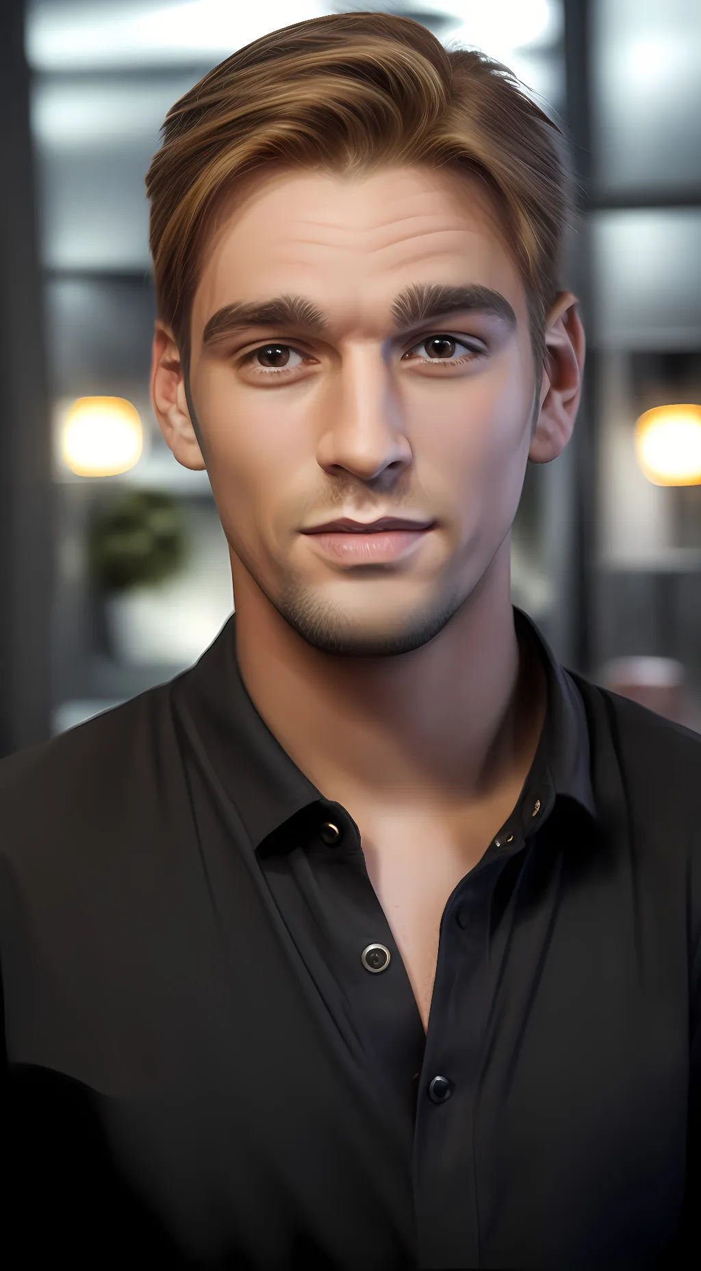 ai character: Austin Blake background