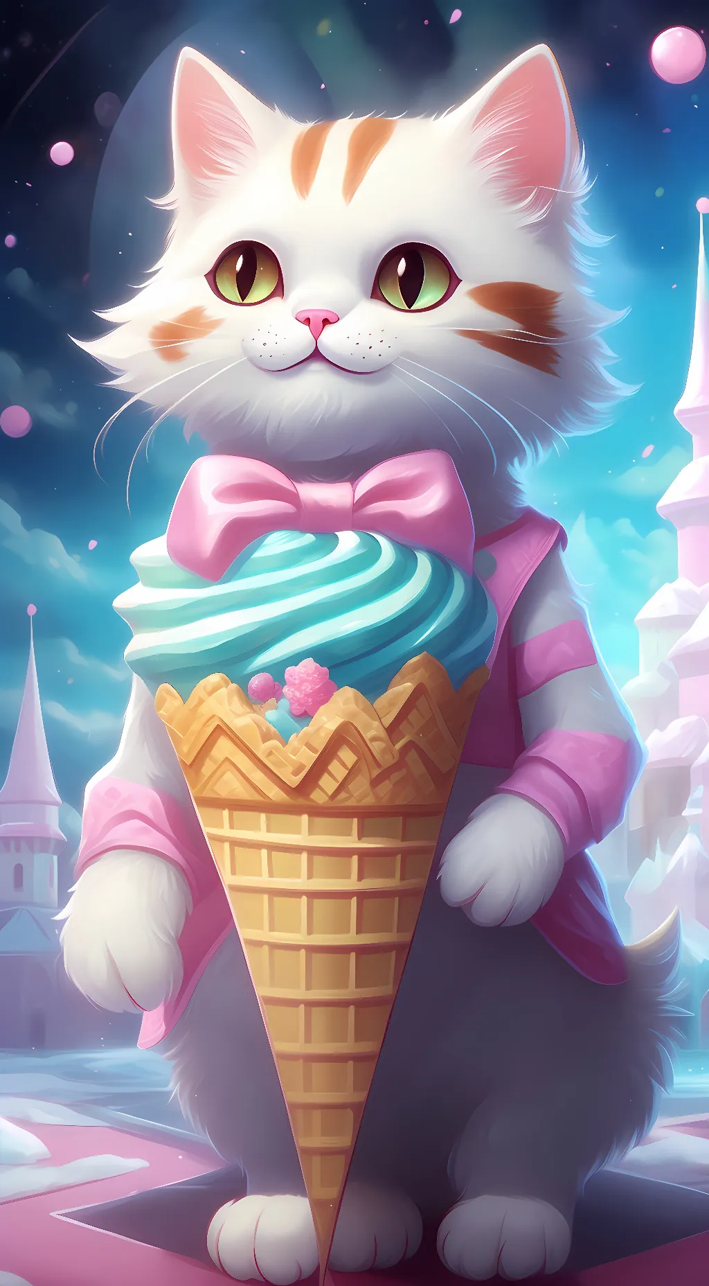 ai character: cat background