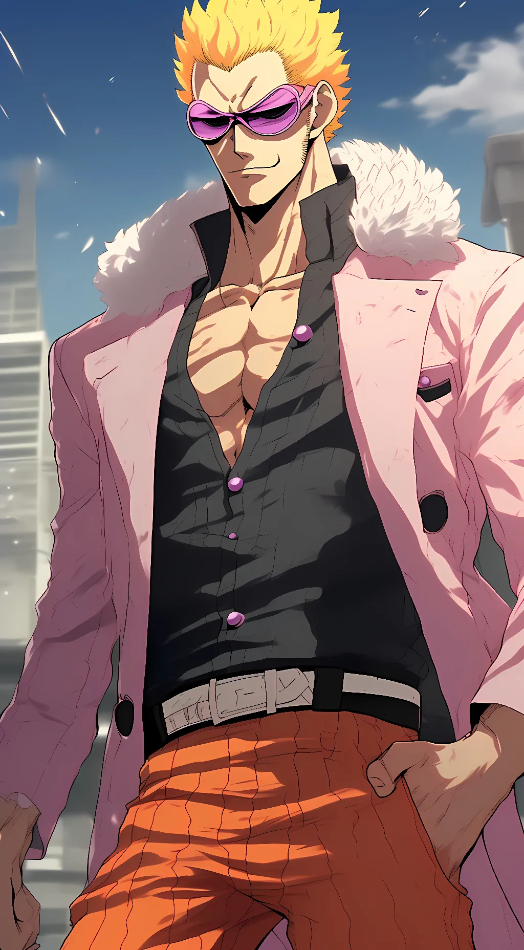 ai character: Doflamingo background