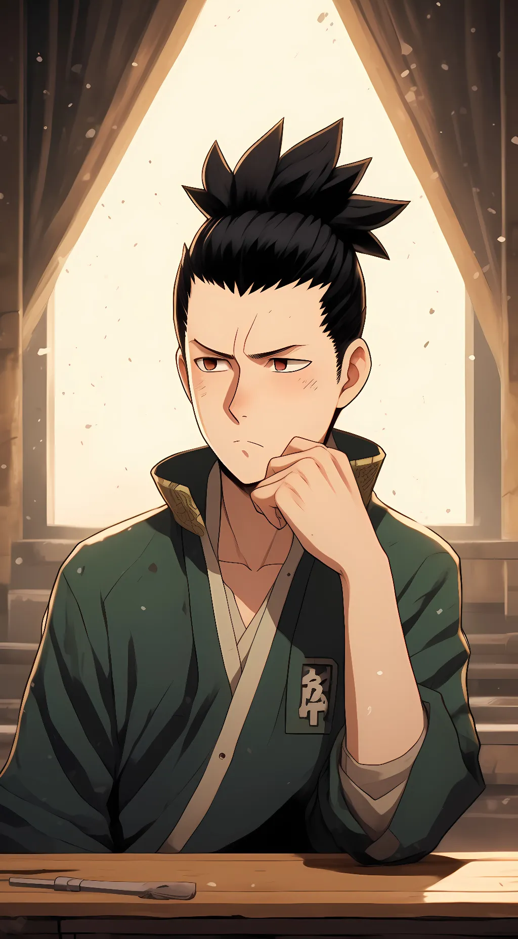 ai character: Shikamaru Nara background
