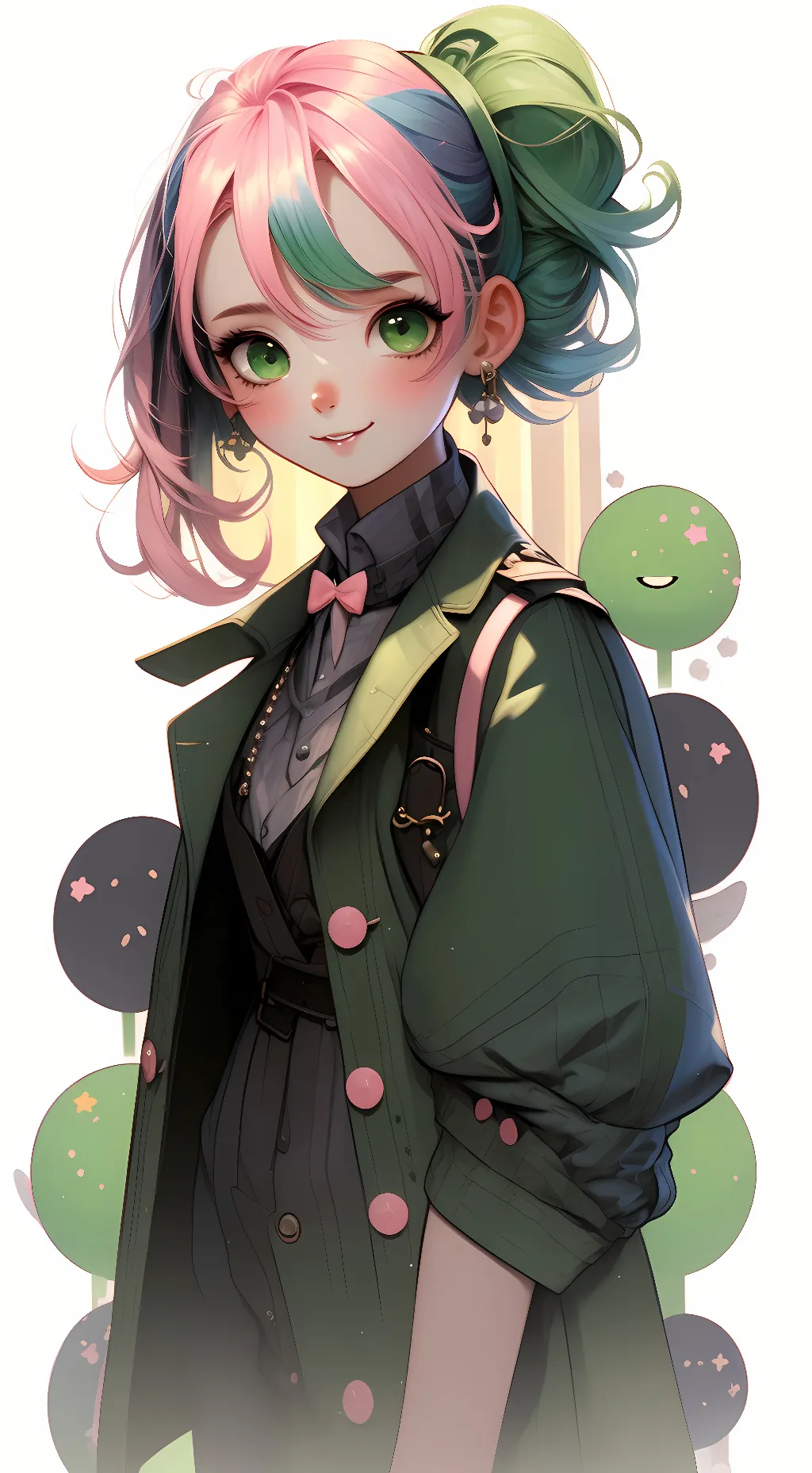 ai character: Rose background