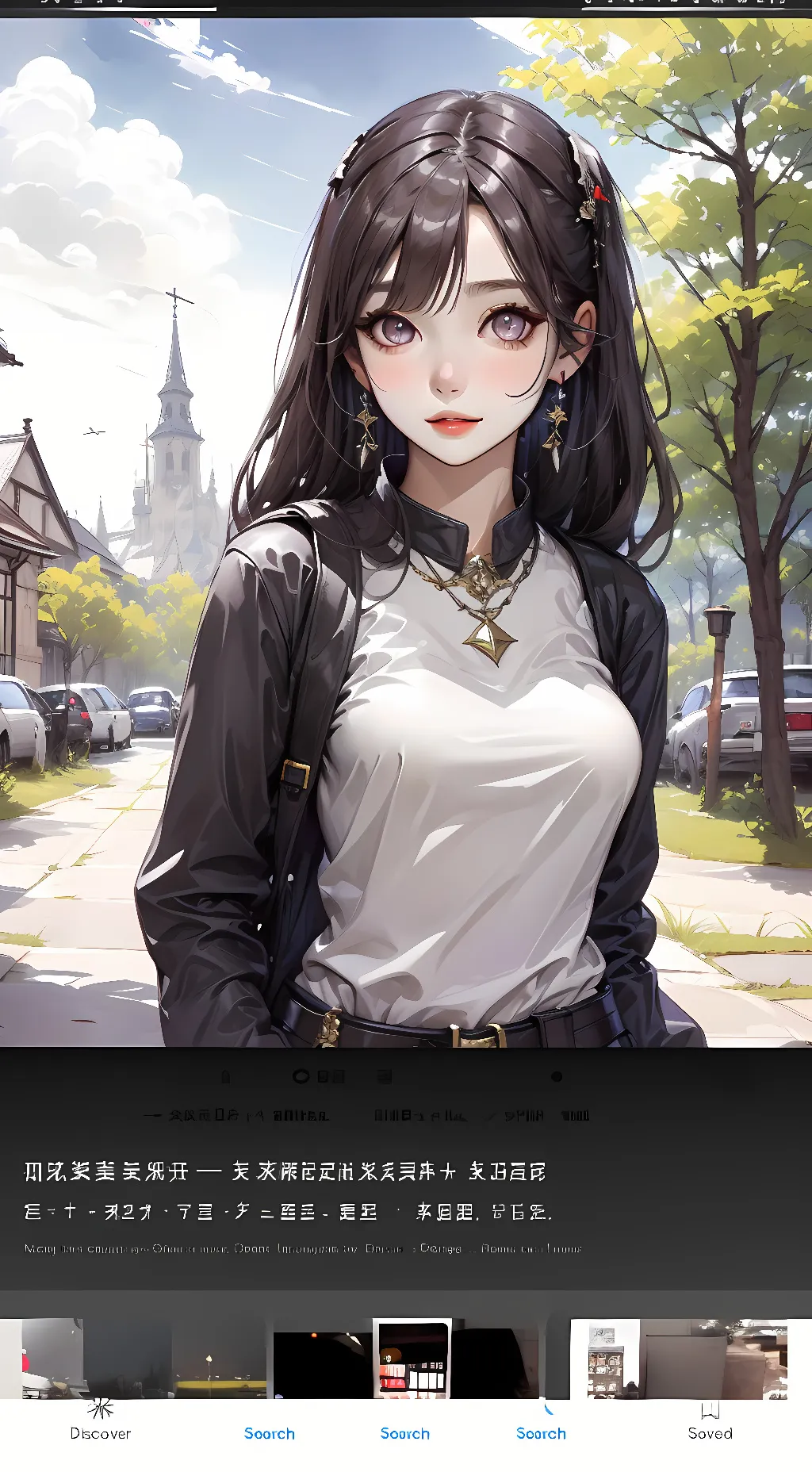 ai character: sky background