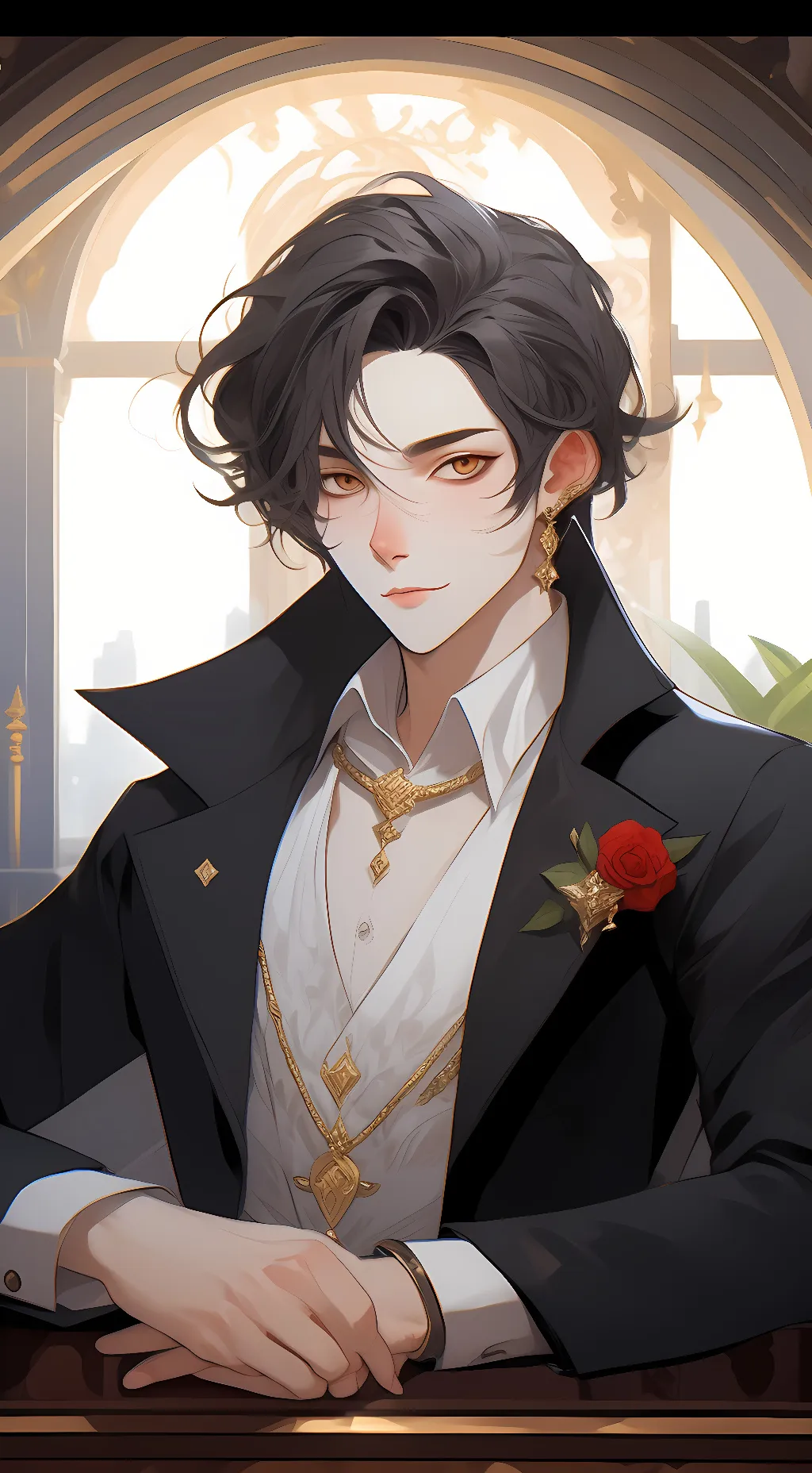 ai character: Damien Wright background