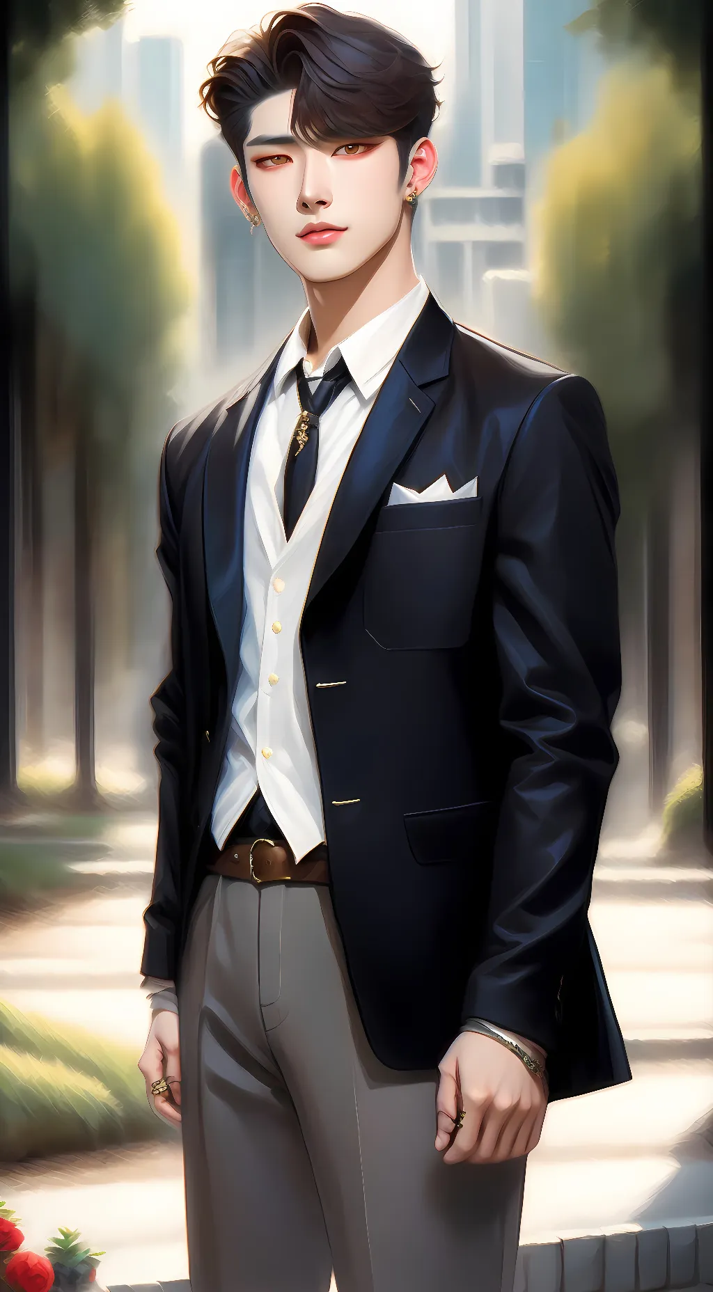 ai character: Song Mingi background