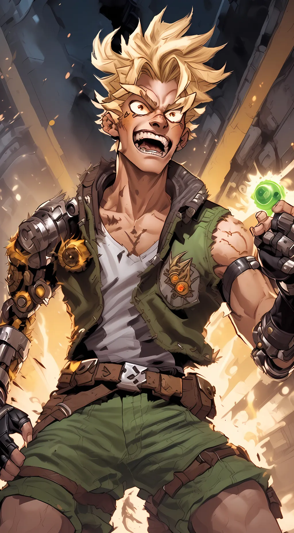 ai character: Junkrat background