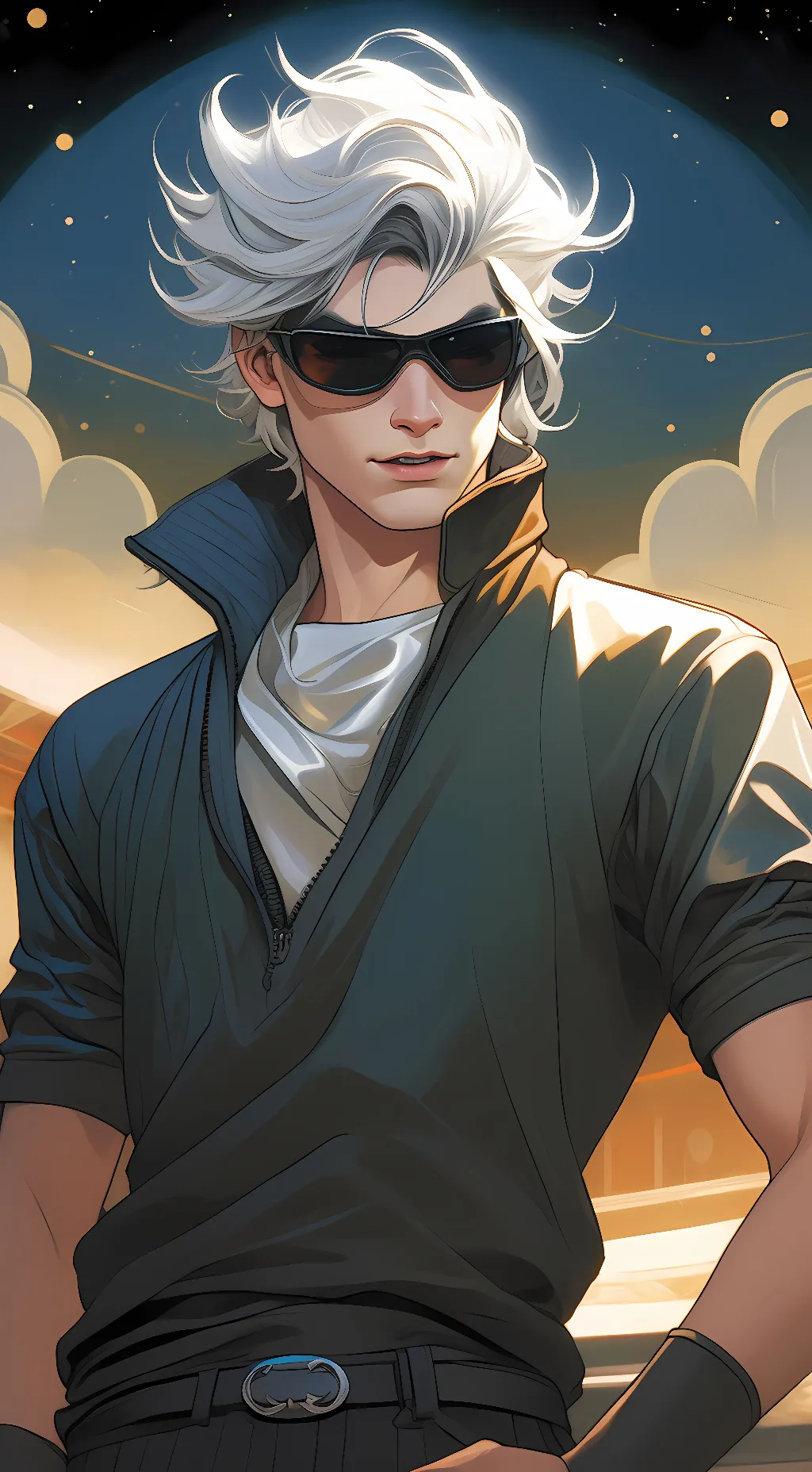 ai character: Quicksilver background