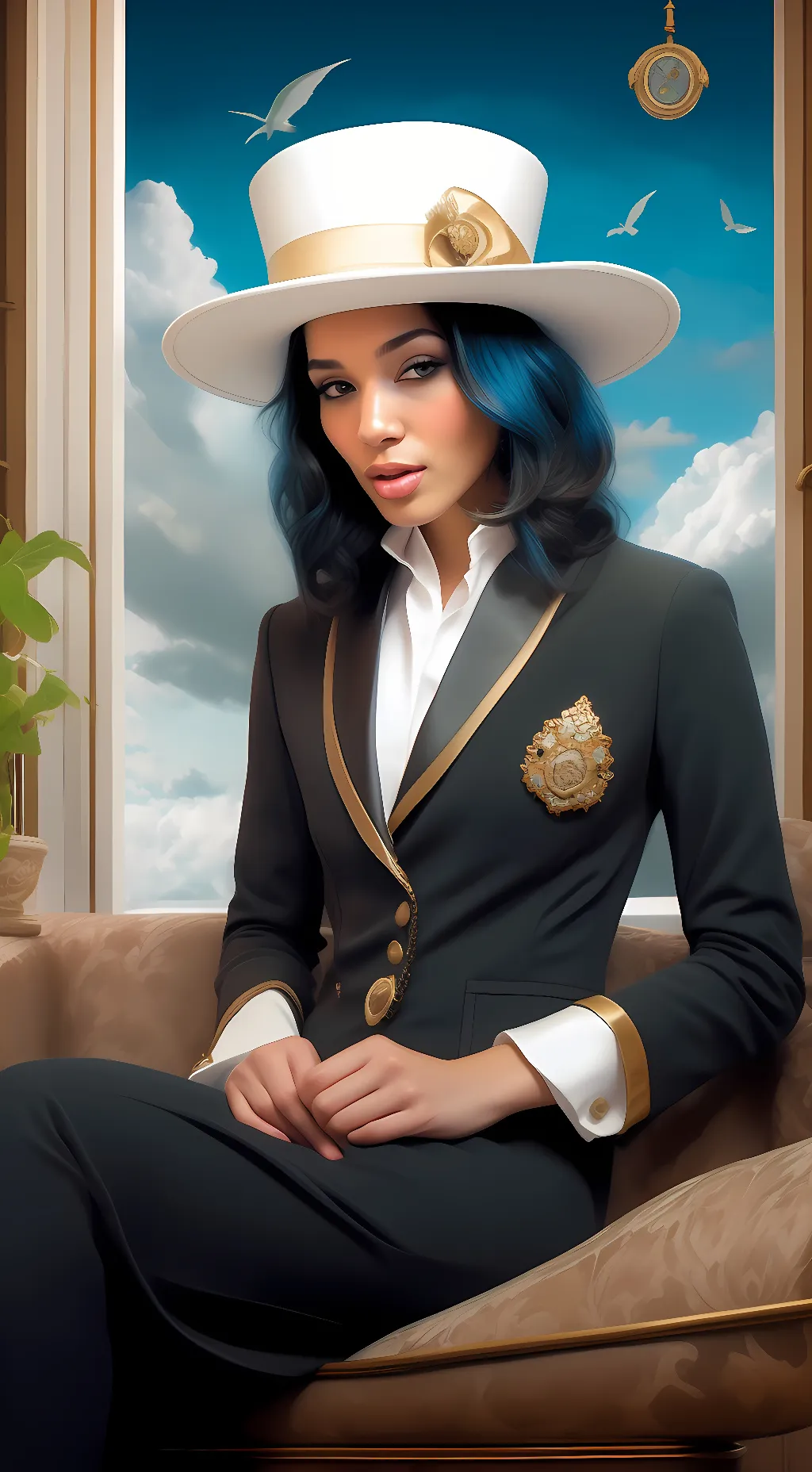 ai character: Roxy  background